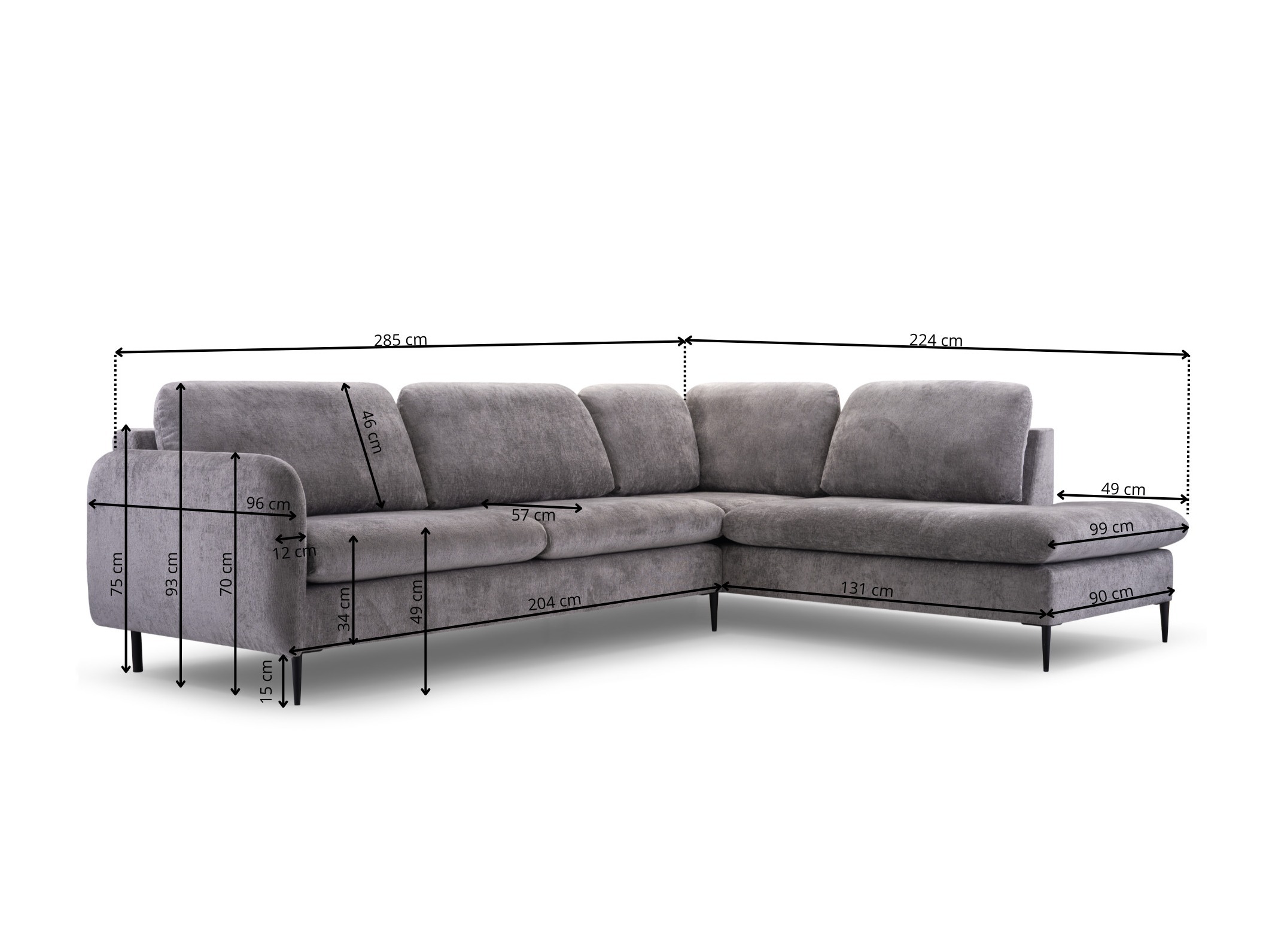 Sofá rinconero Lufkin 150 (Perfect Harmony 82)