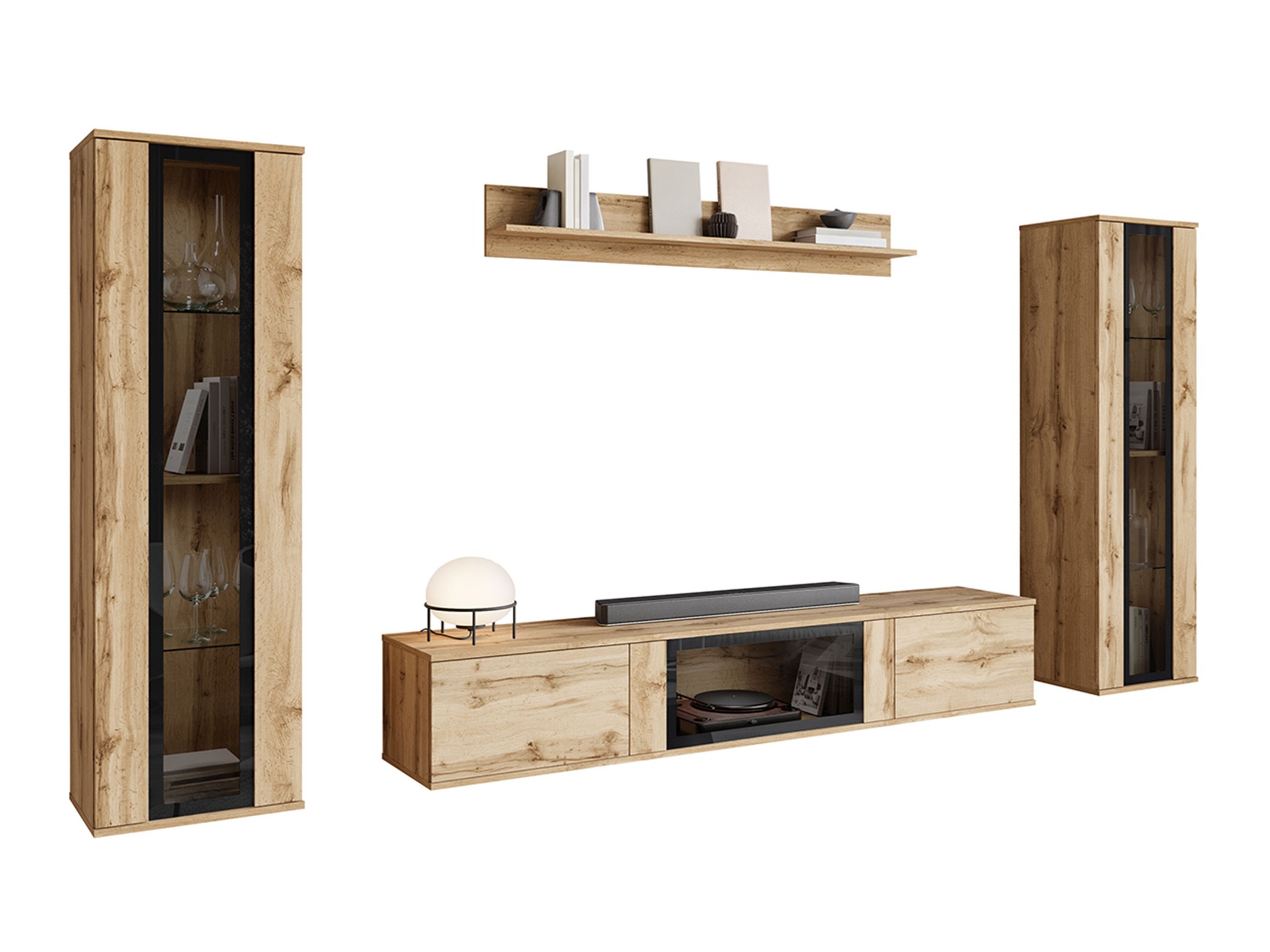 Conjunto de salón Torcame 103 (Roble wotan)