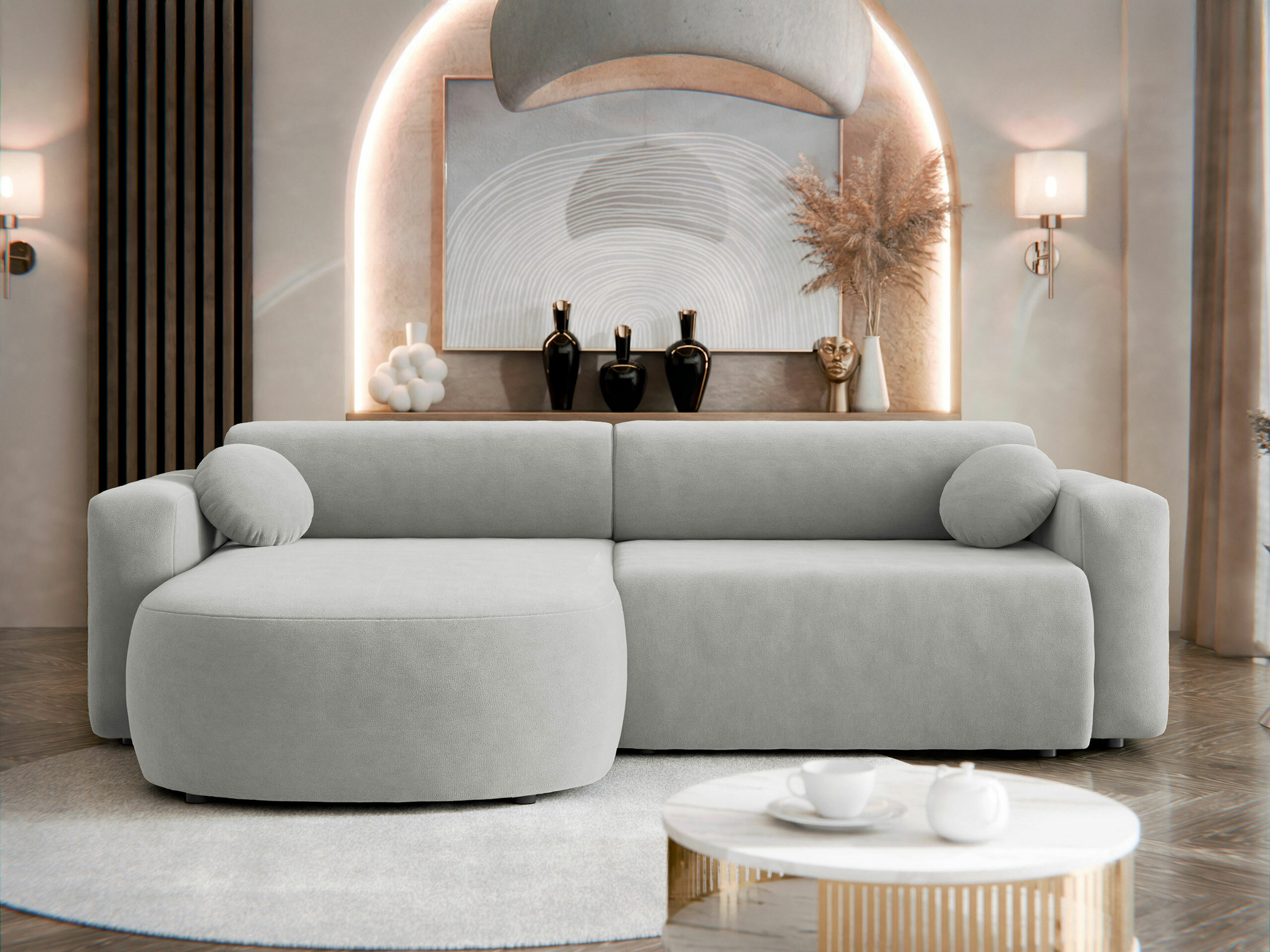 Sofá rinconero Comfivo 413 (Velo 633)