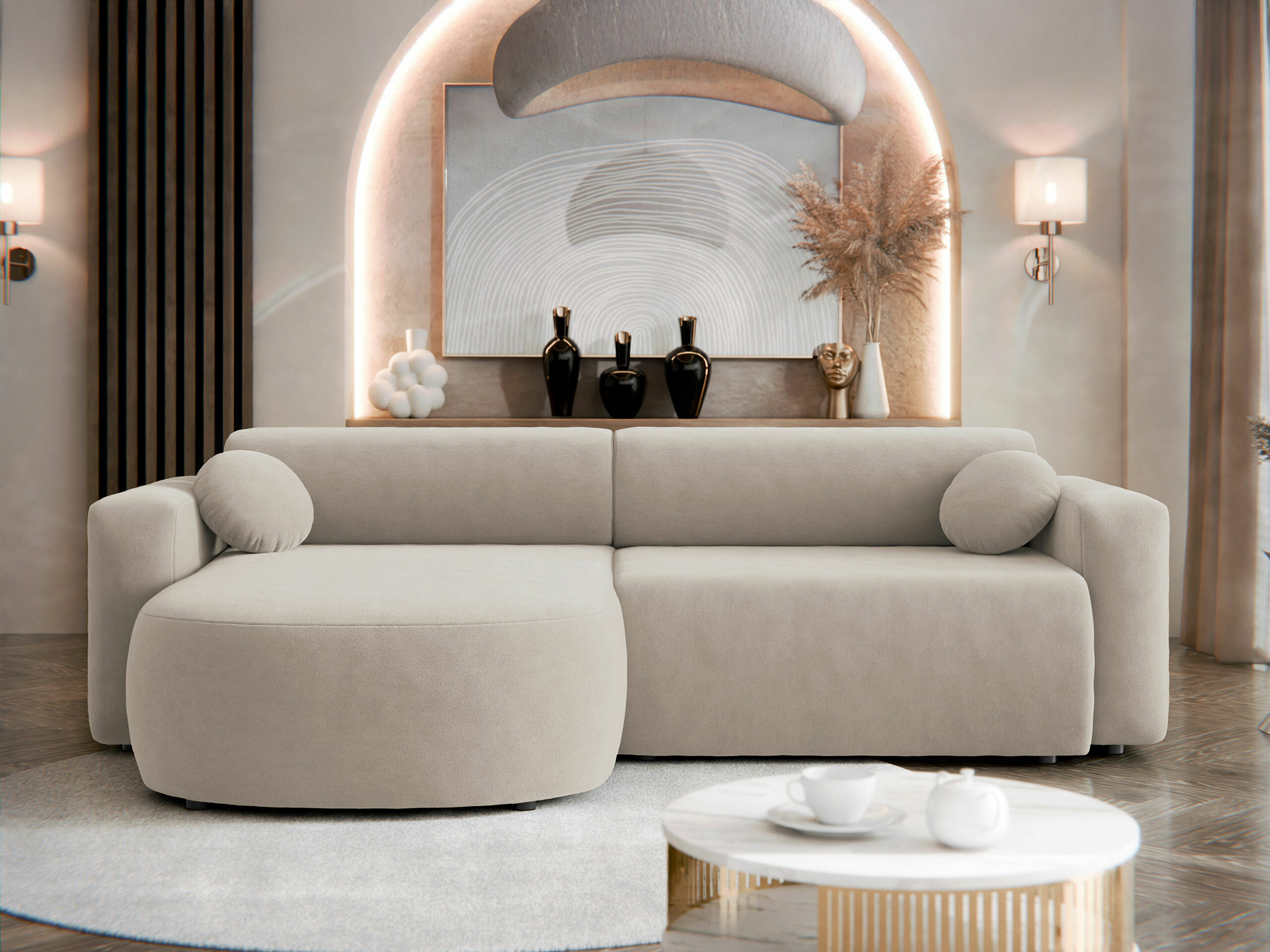 Sofá rinconero Comfivo Corus (Velo 623)