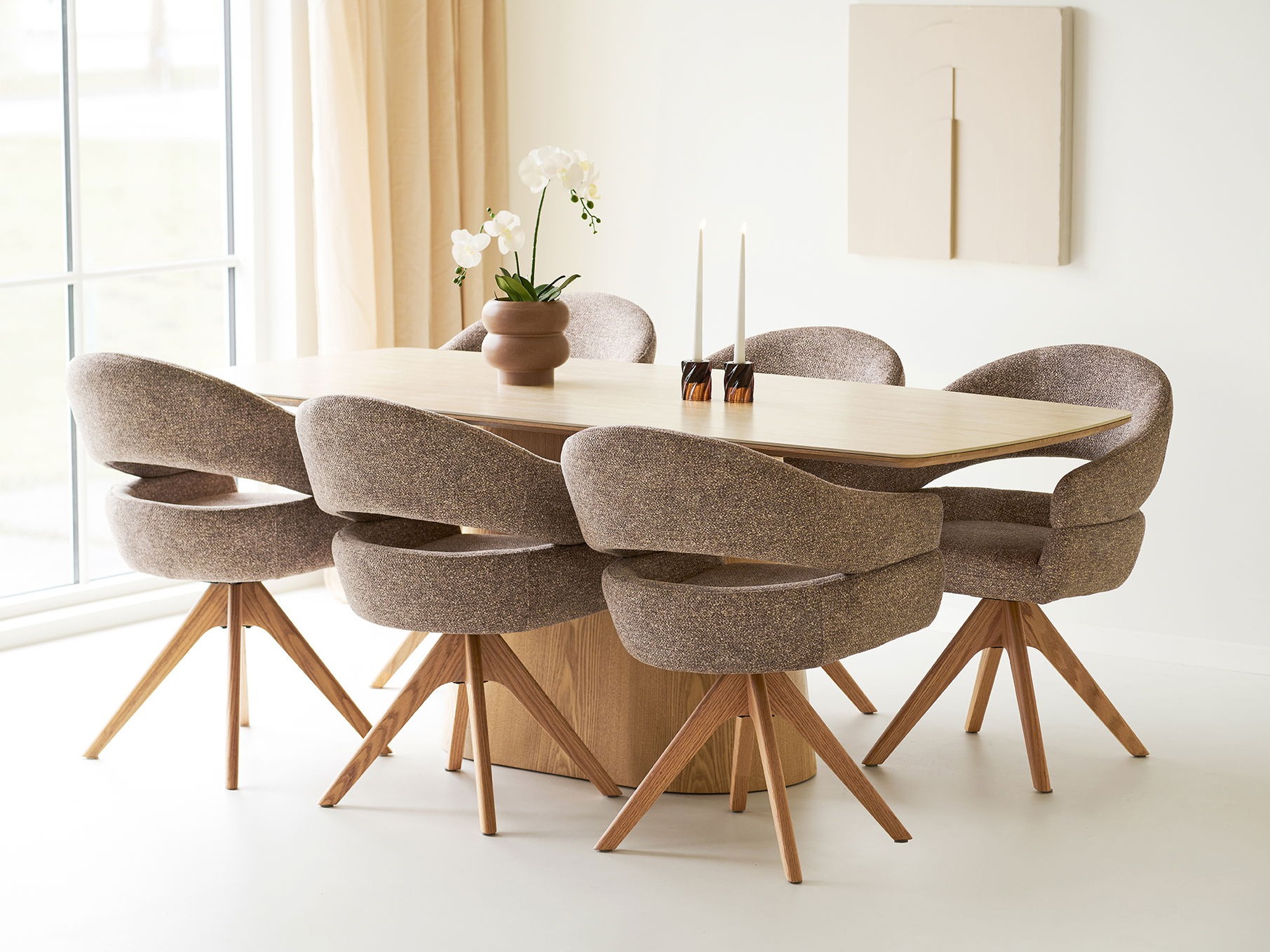 Mesa Brea 269 (Roble + Claro Travertine)