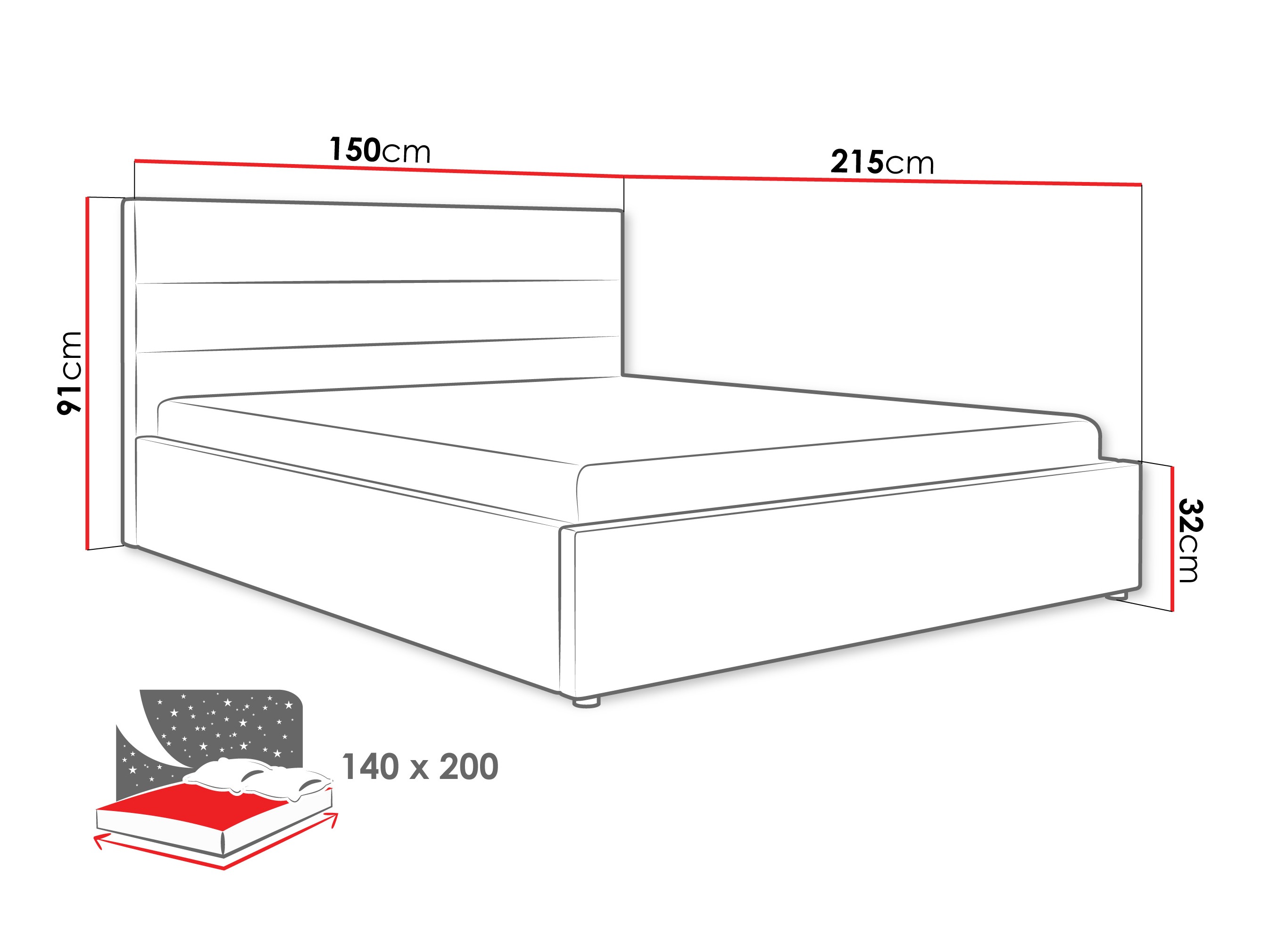 Cama Comfivo 454 (Beige)