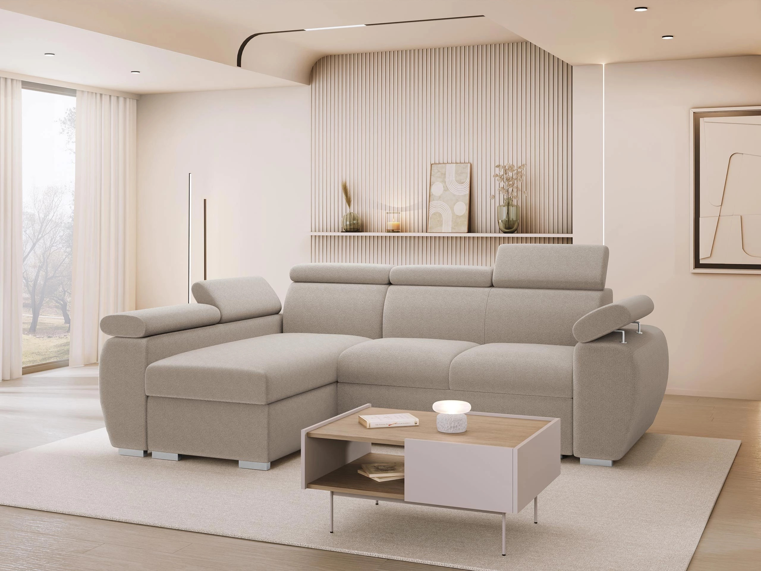 Sofá rinconero Columbus 132 (Paros 2)