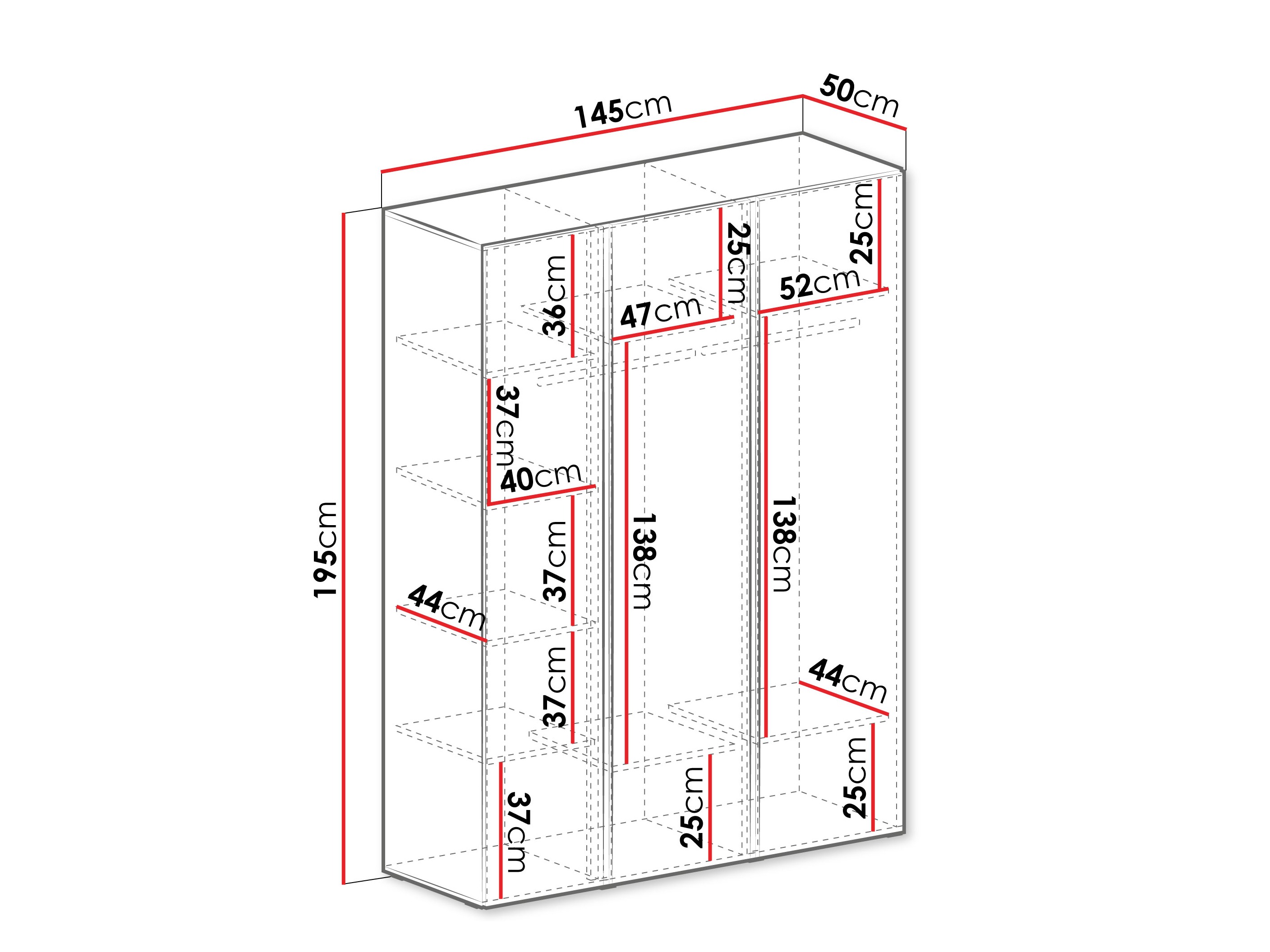 Armario Fiosono 100 (Eucalipto + Roble)