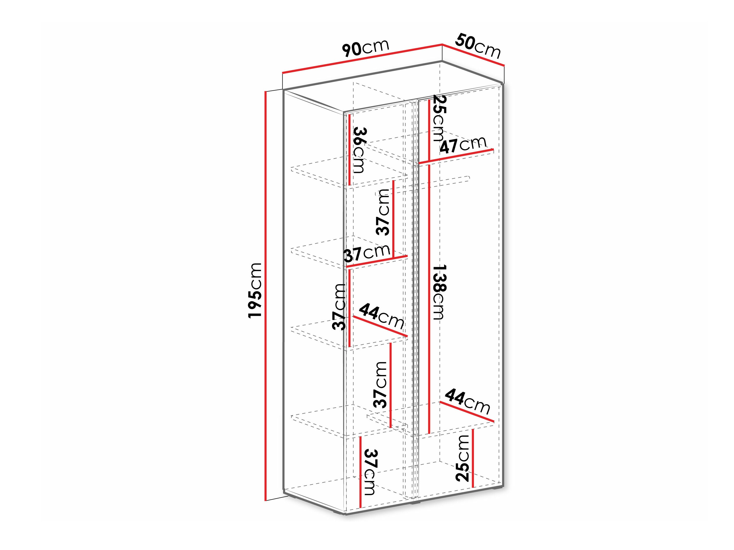 Armario Fiosono 102 (Eucalipto + Roble)