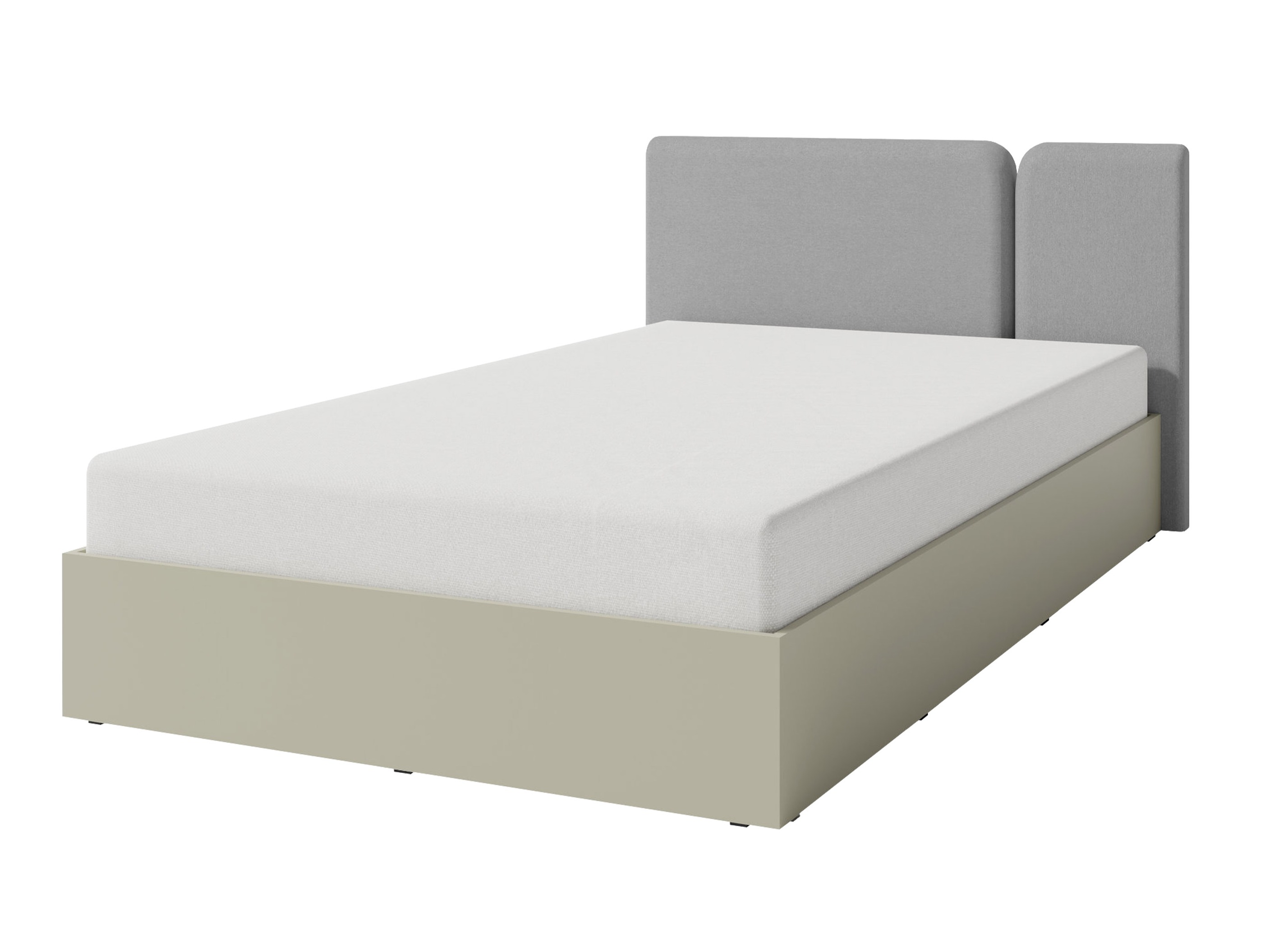 Cama Fiosono 112 (Verde polvoriento + Roble)