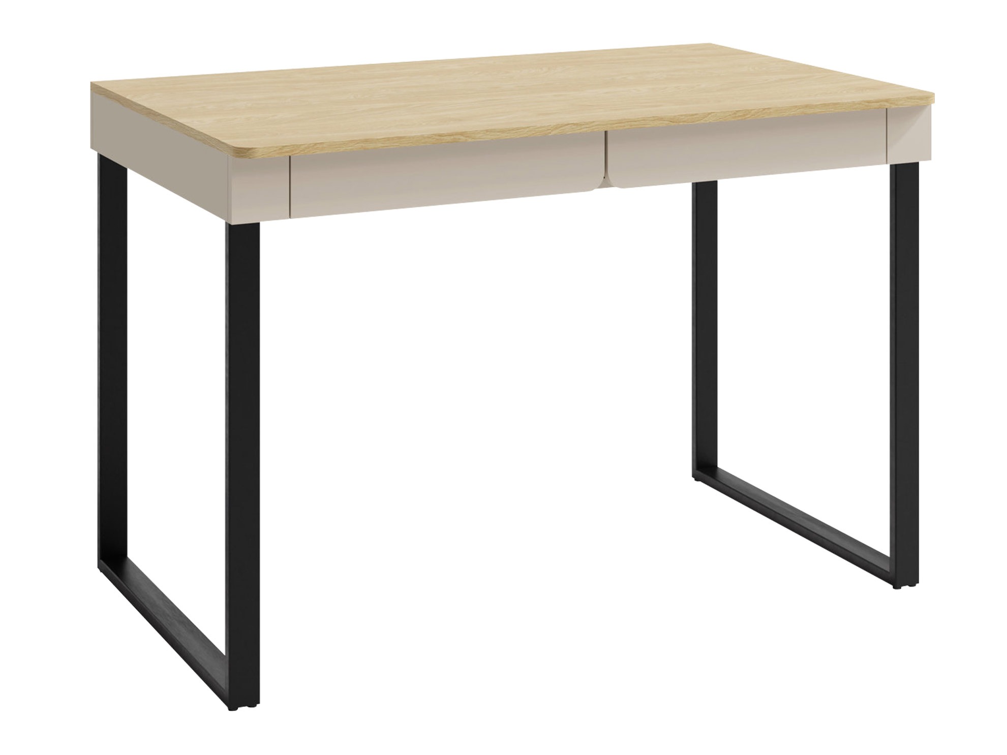 Mesa de oficina Fiosono 109 (Beige + Roble claro)
