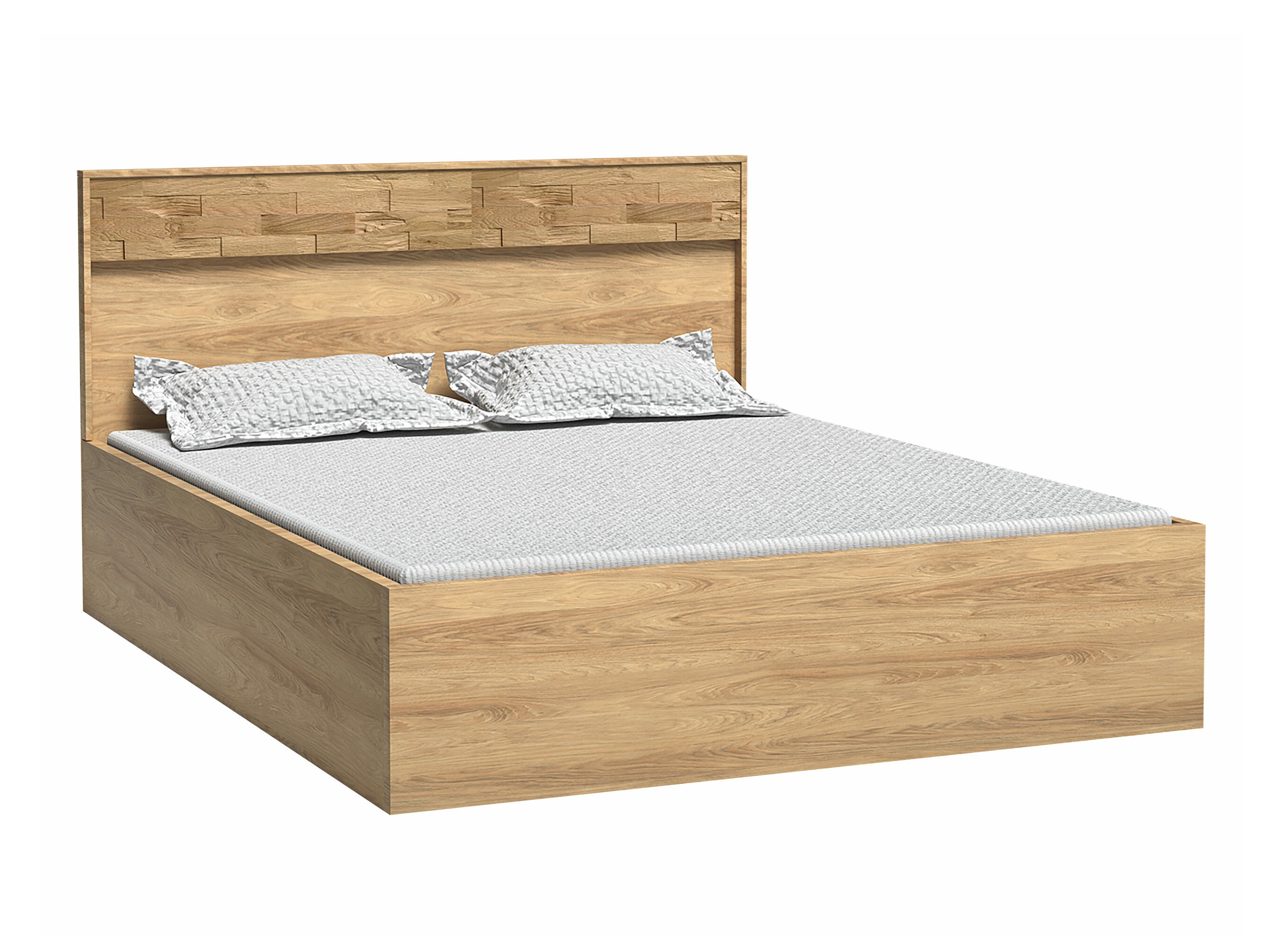 Cama Etrmoni 113 (Luminoso madera + Roble)