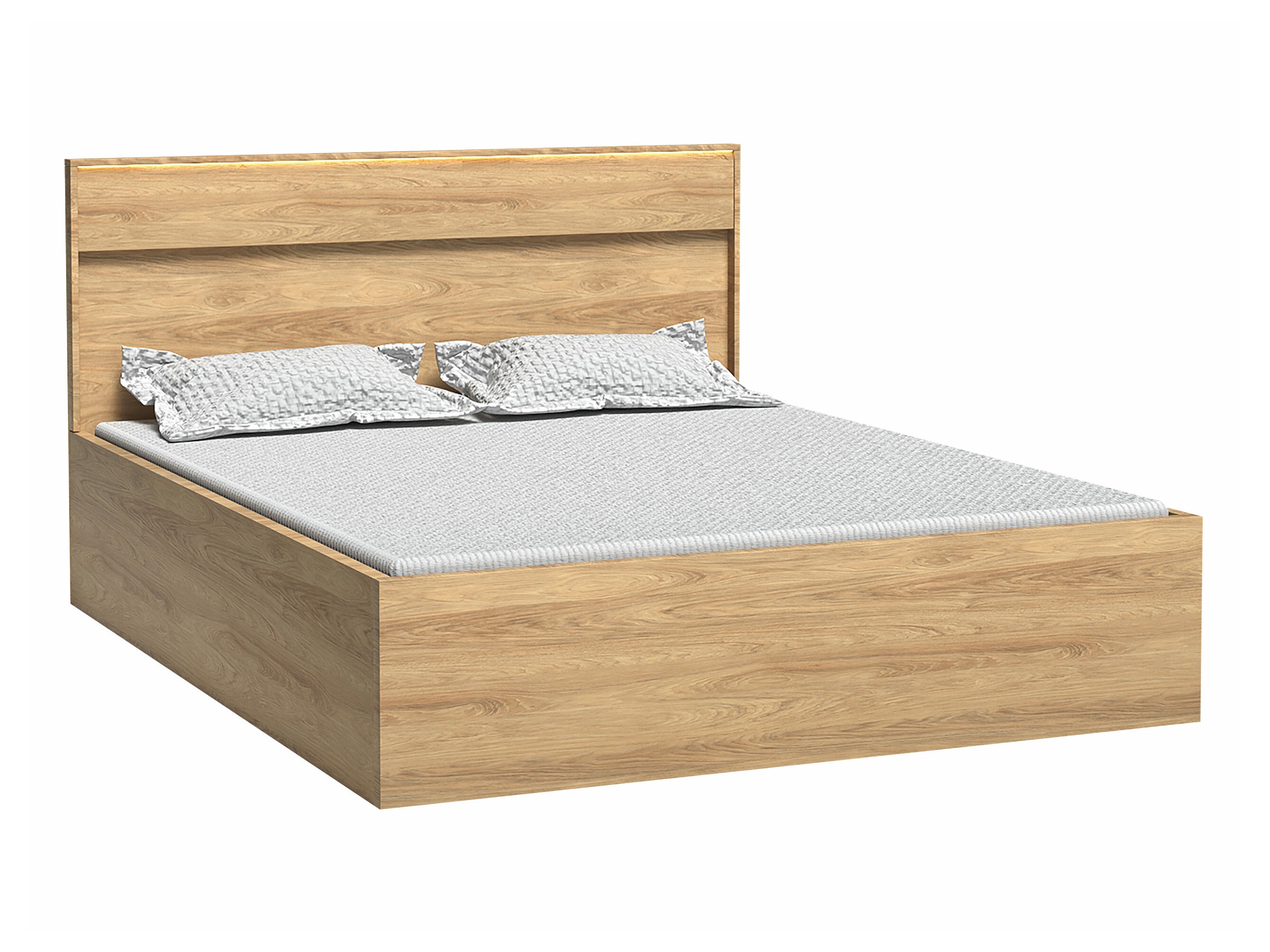 Cama Etrmoni 113 (Luminoso madera)