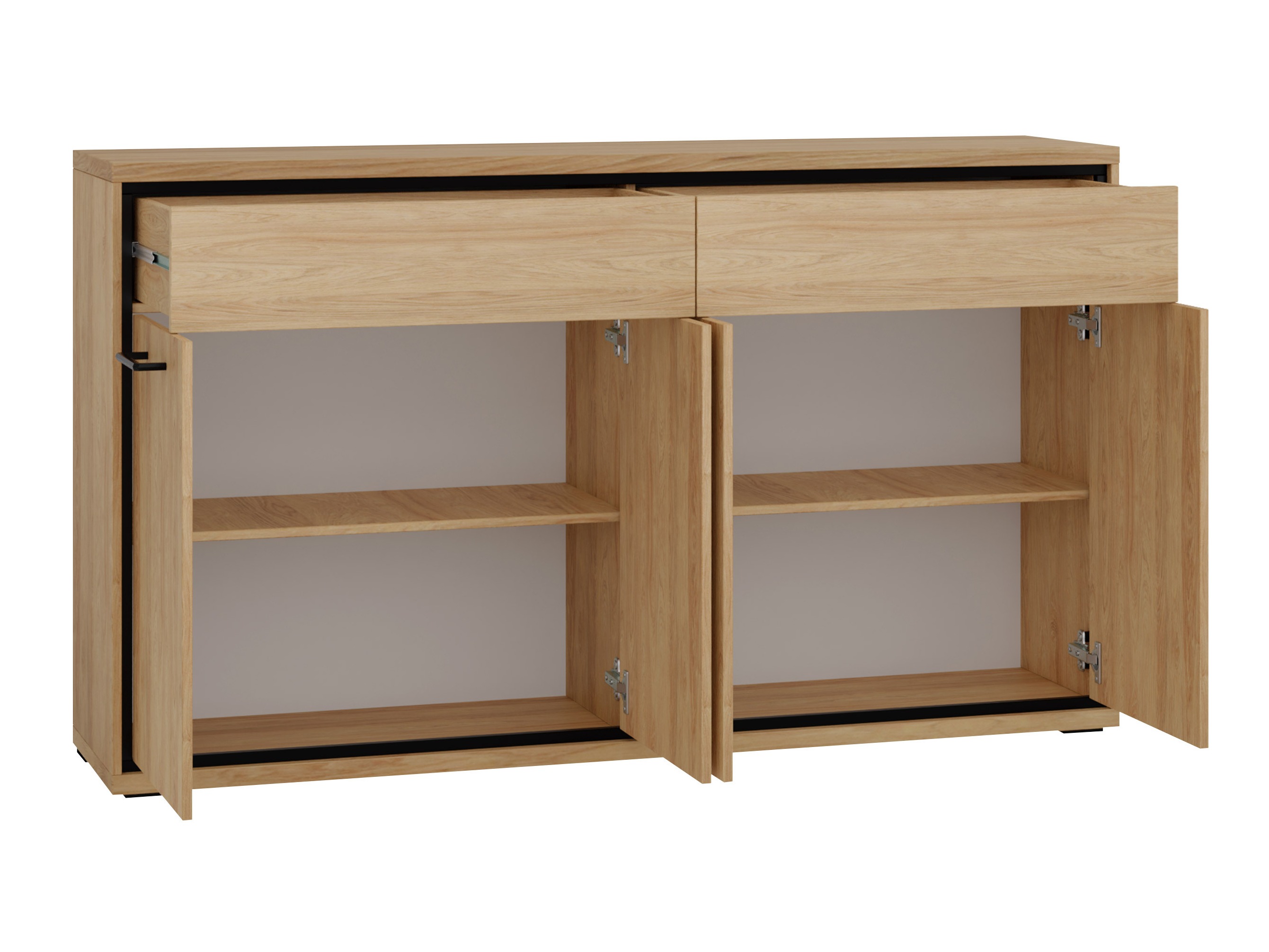 Conjunto de dormitorio Etrmoni 122 (Luminoso madera)