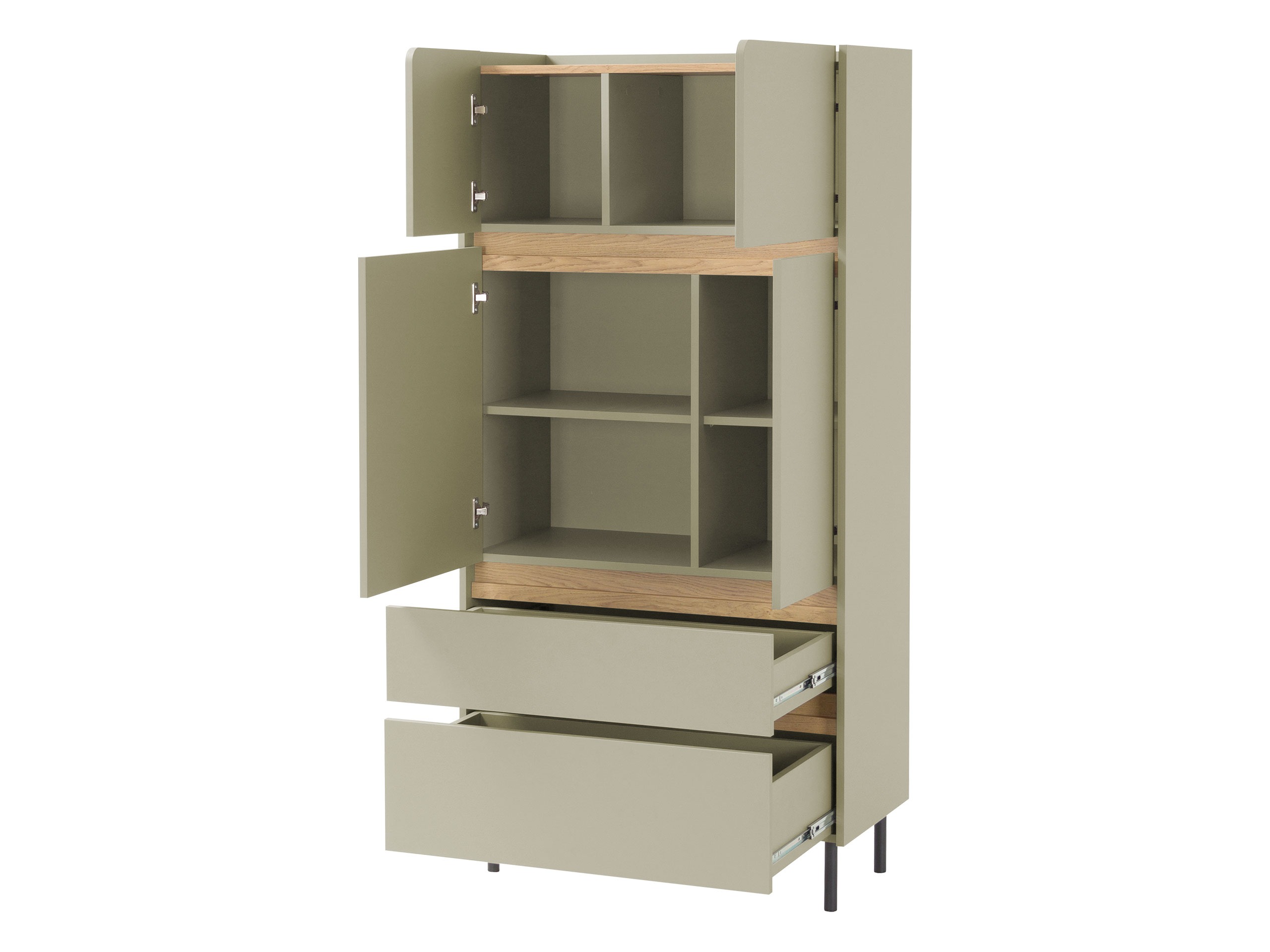 Conjunto de dormitorio Fiosono 113 (Eucalipto + Roble)