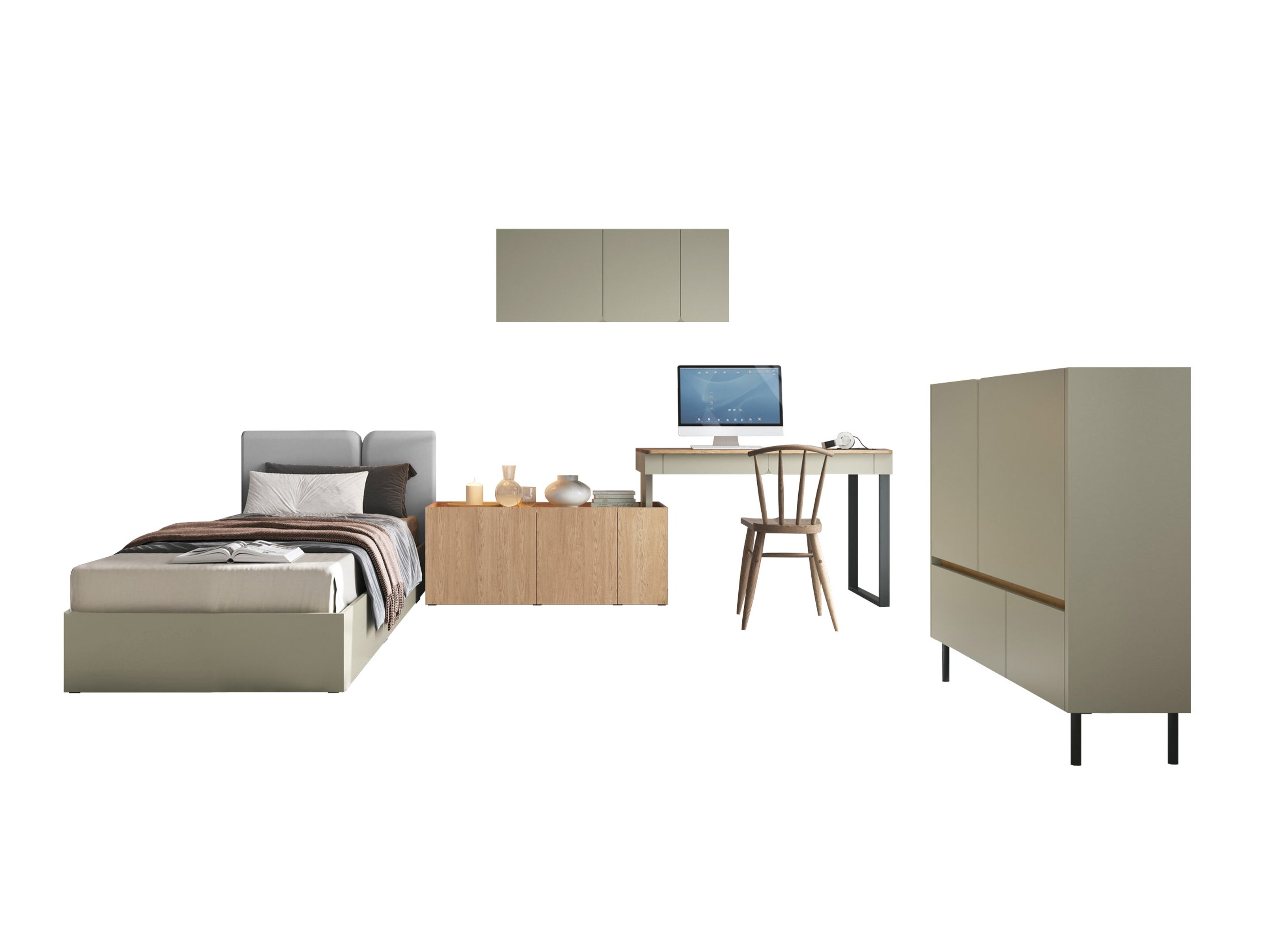 Conjuntos de muebles Fiosono 115 (Eucalipto + Roble)