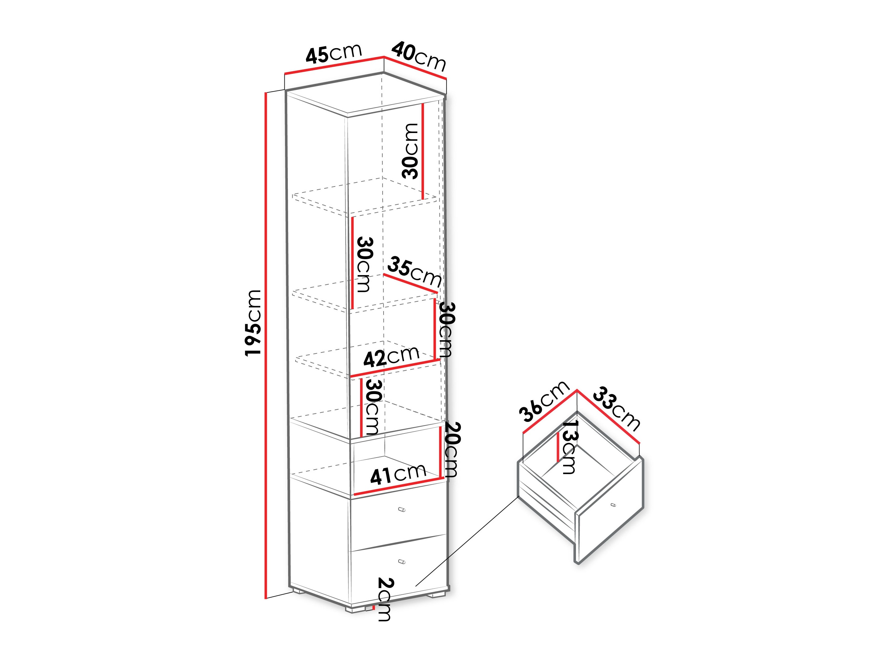 Estantería Ciravie 101