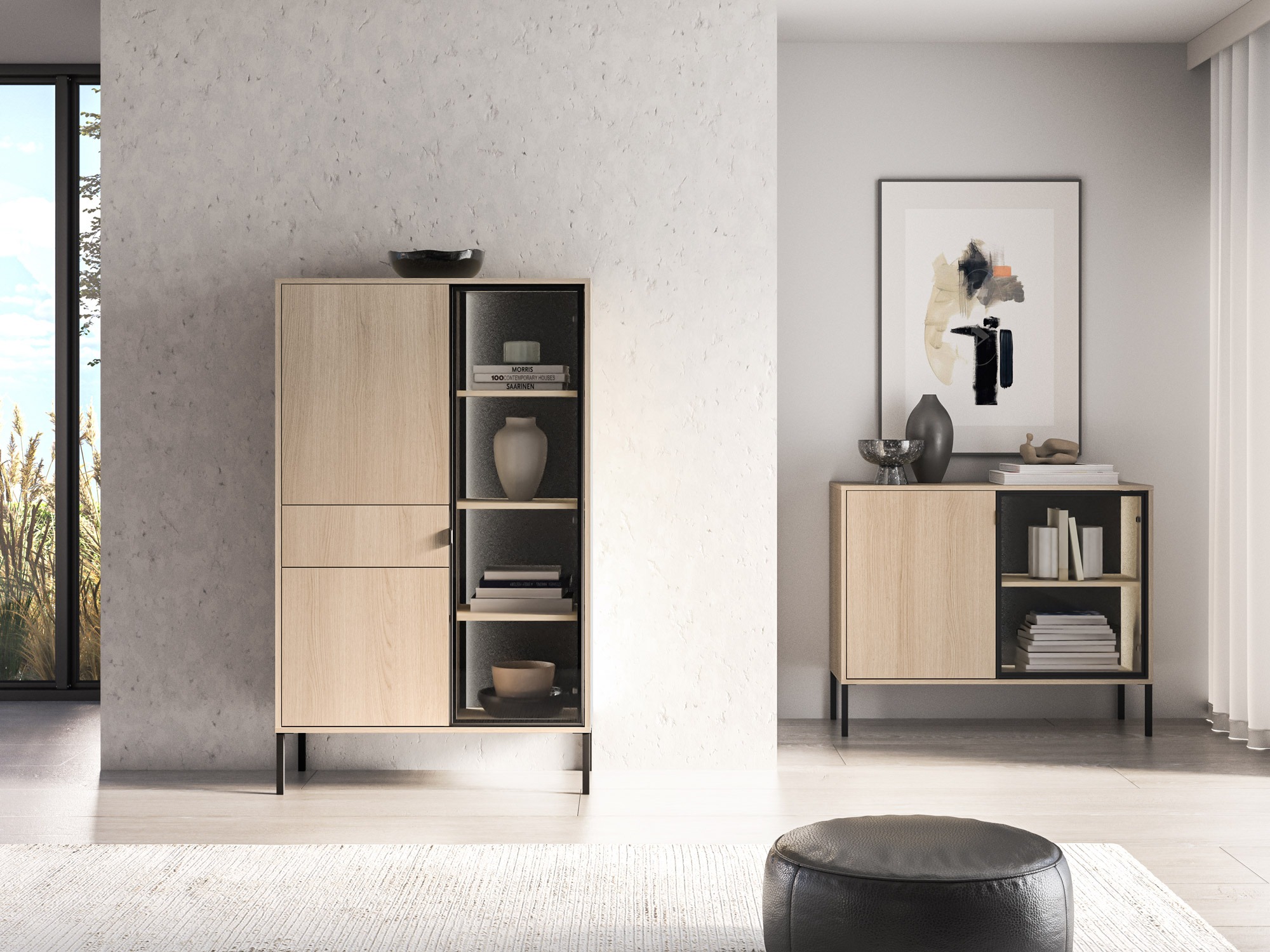 Estantería Virsalo 100 (Roble)