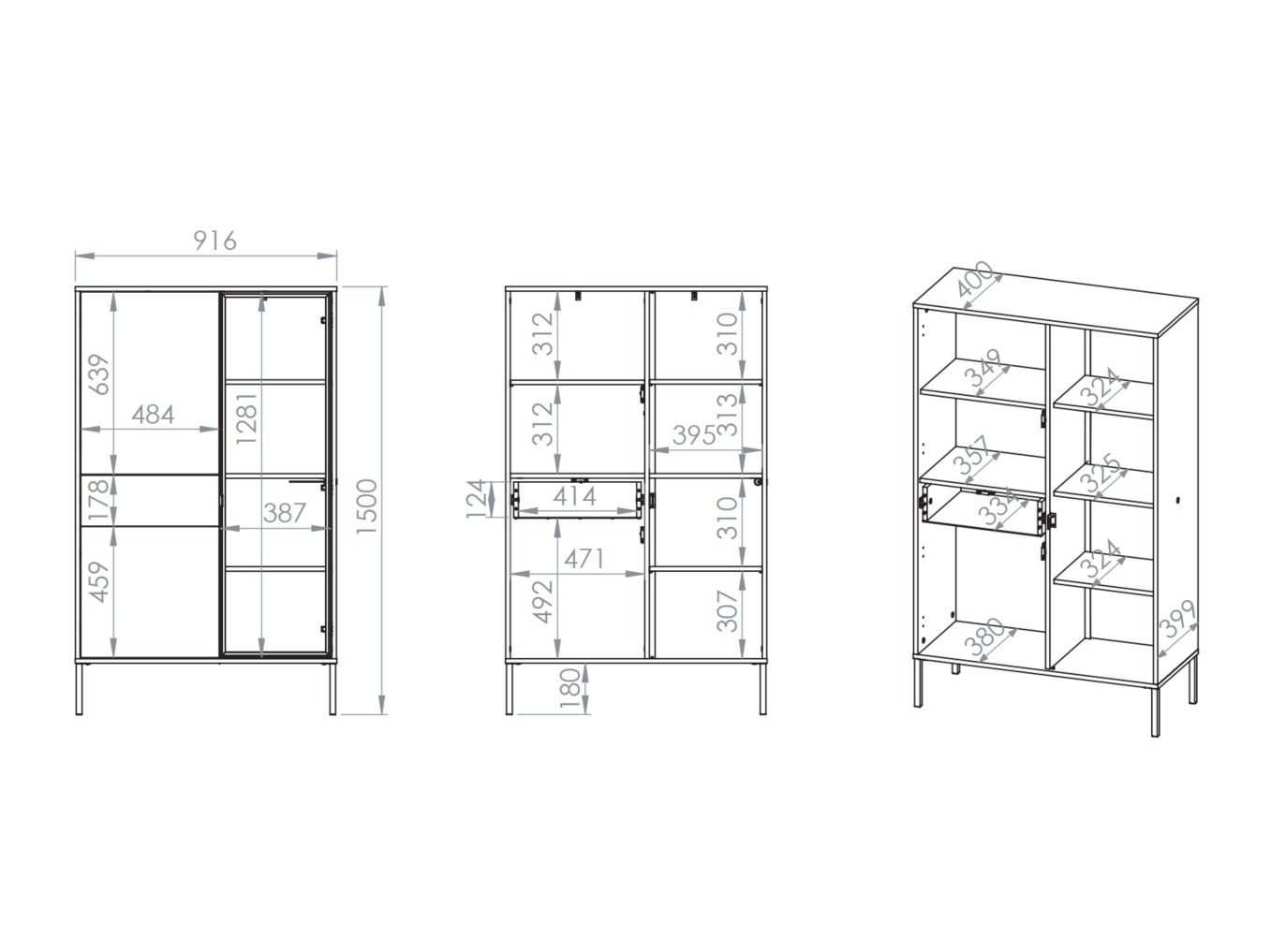 Conjunto de salón Virsalo 105 (Roble)
