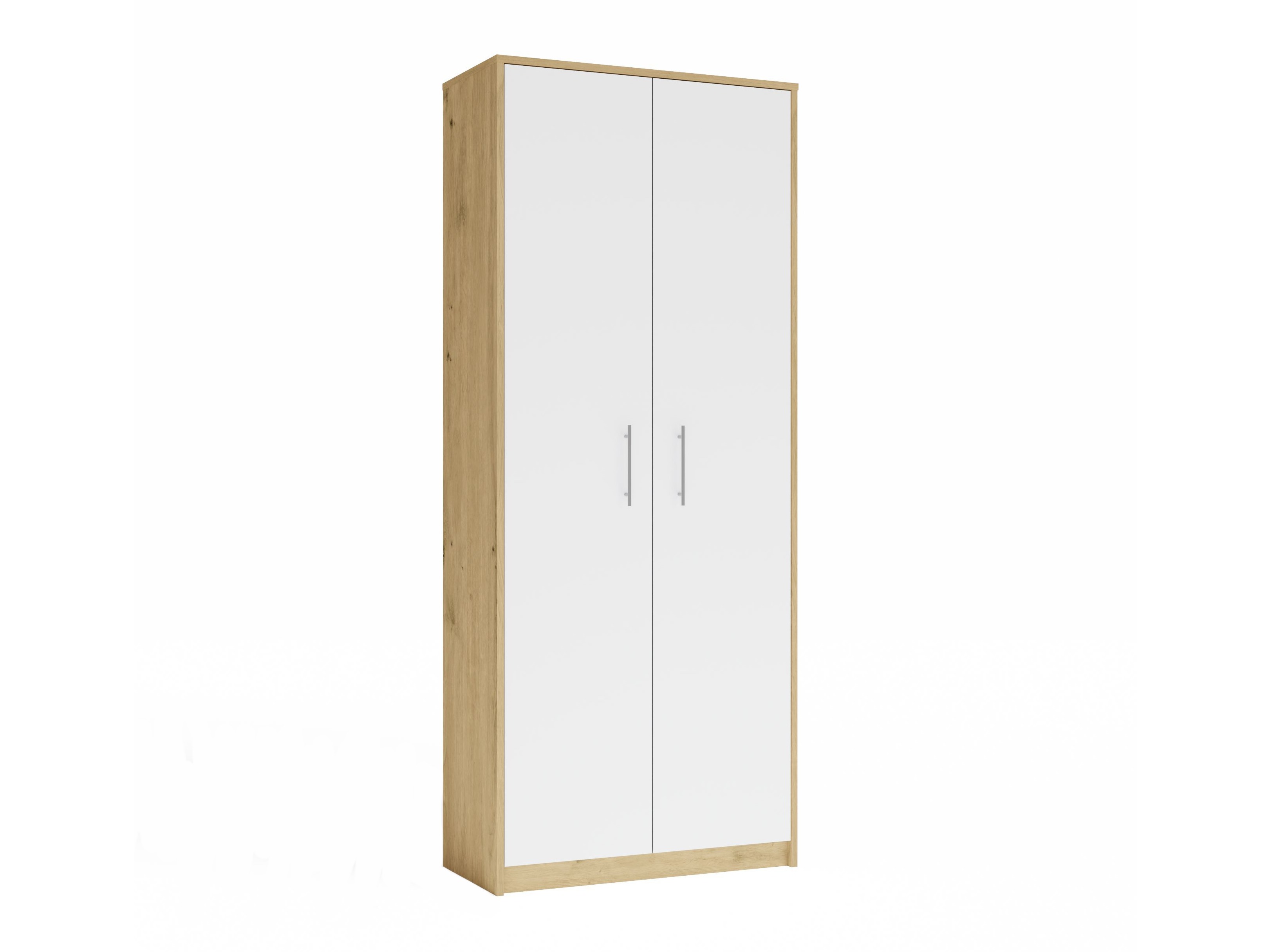 Estantería Mandeville 196 (Roble Artisan + Blanco)
