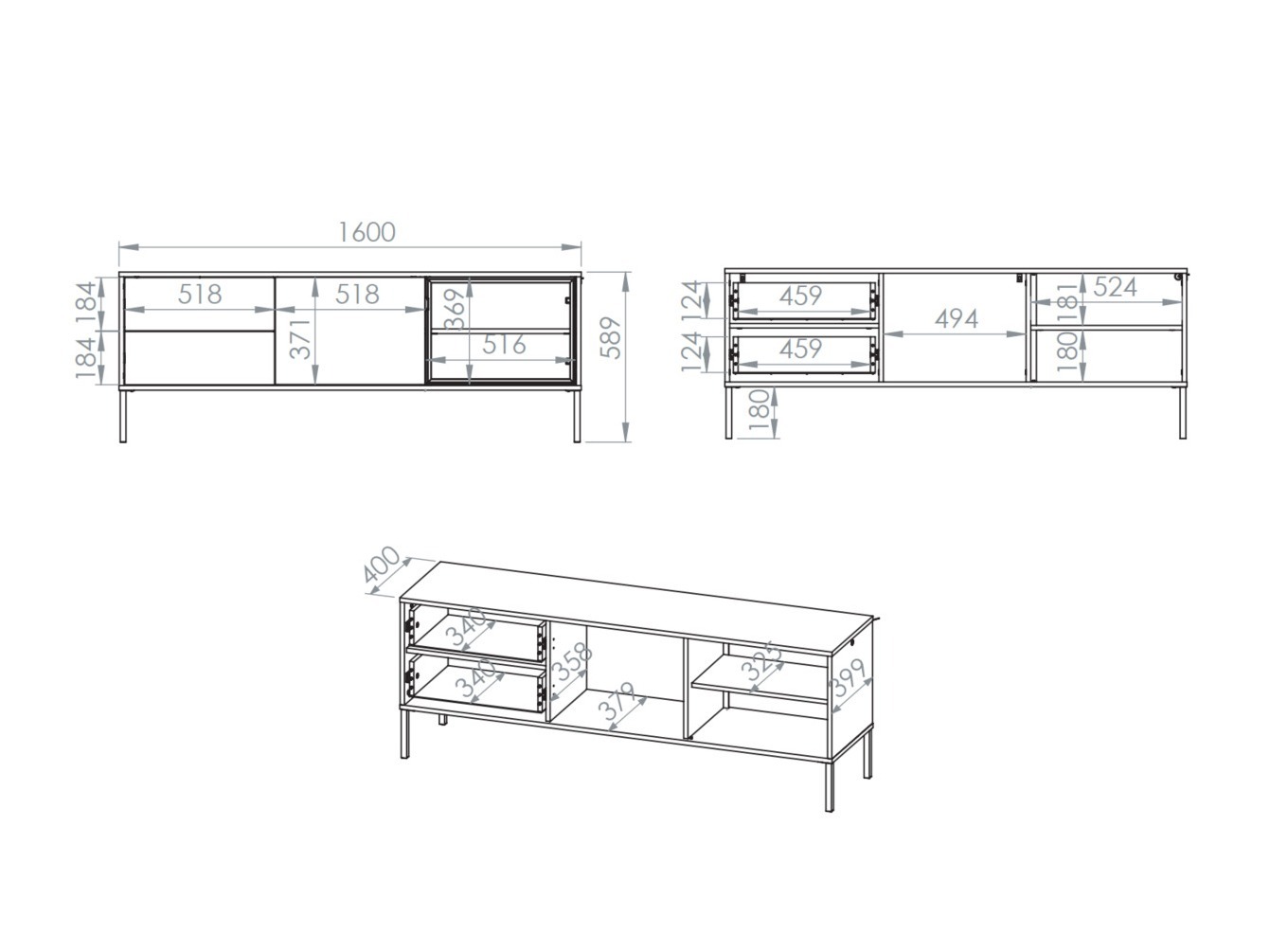 Mueble TV Virsalo 103 (Cachemira)
