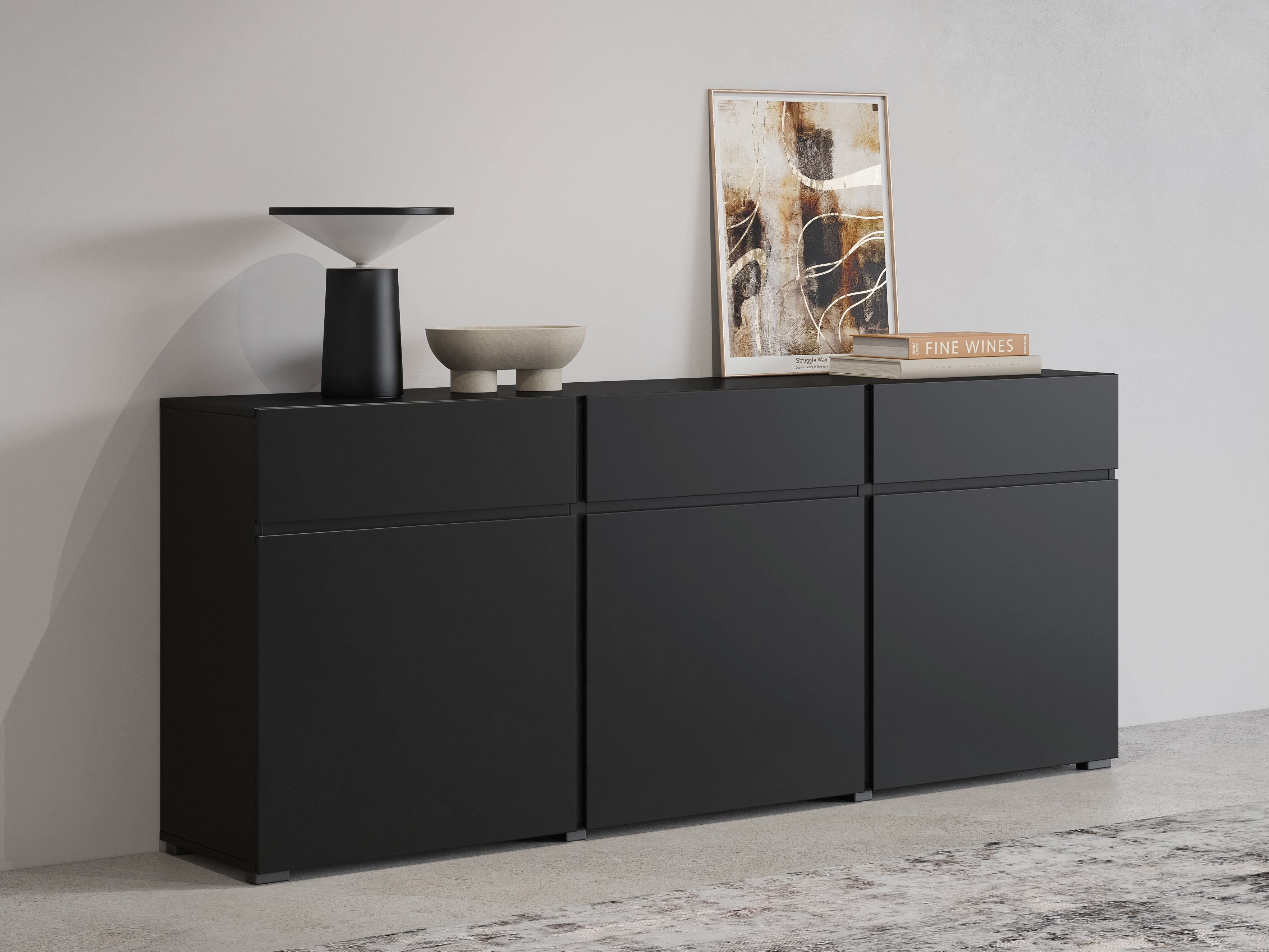 Cómoda Alfere 103 (Negro)