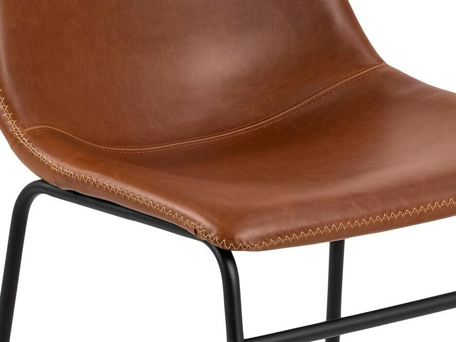 Conjunto de mesas y sillas para comedor Norsica 1096 (Marrón + Negro)