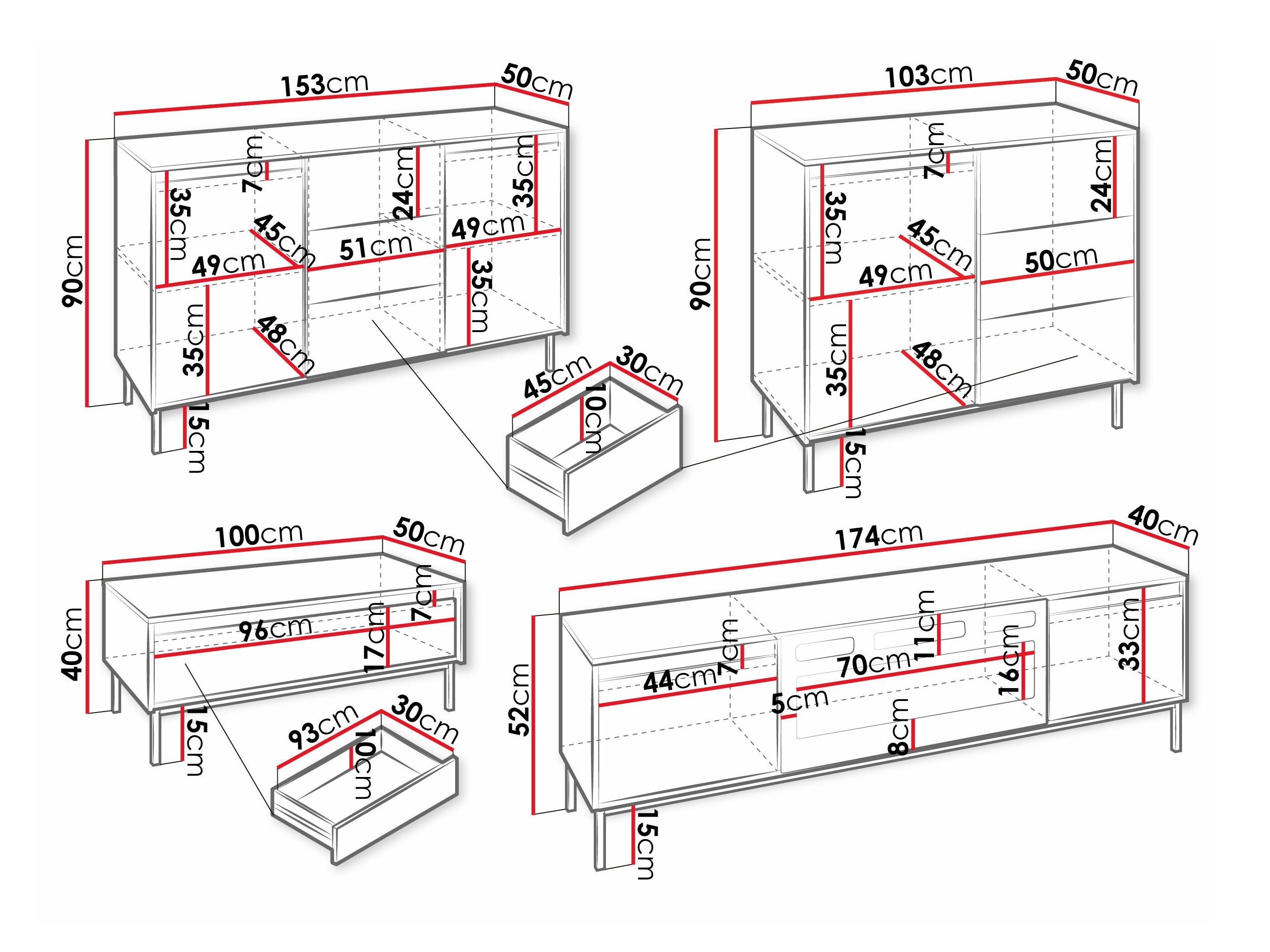 Conjunto de salón Comfivo Delruva III (Blanco)
