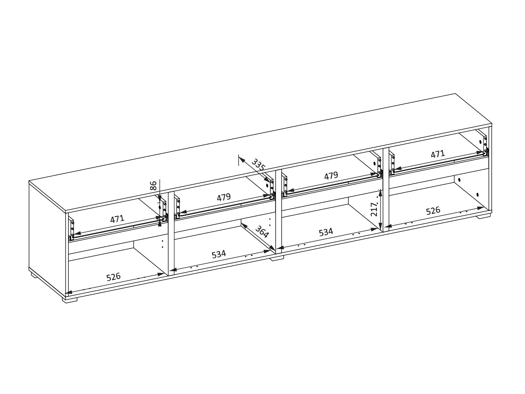 Mueble TV Alfere 101 (Congo)