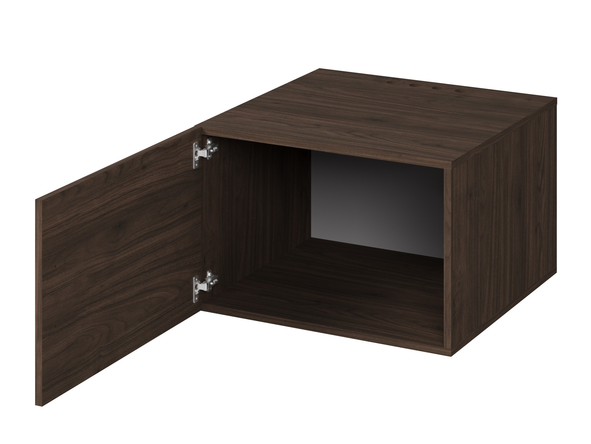 Armario colgante para baño Novdele 104 (Nogal)