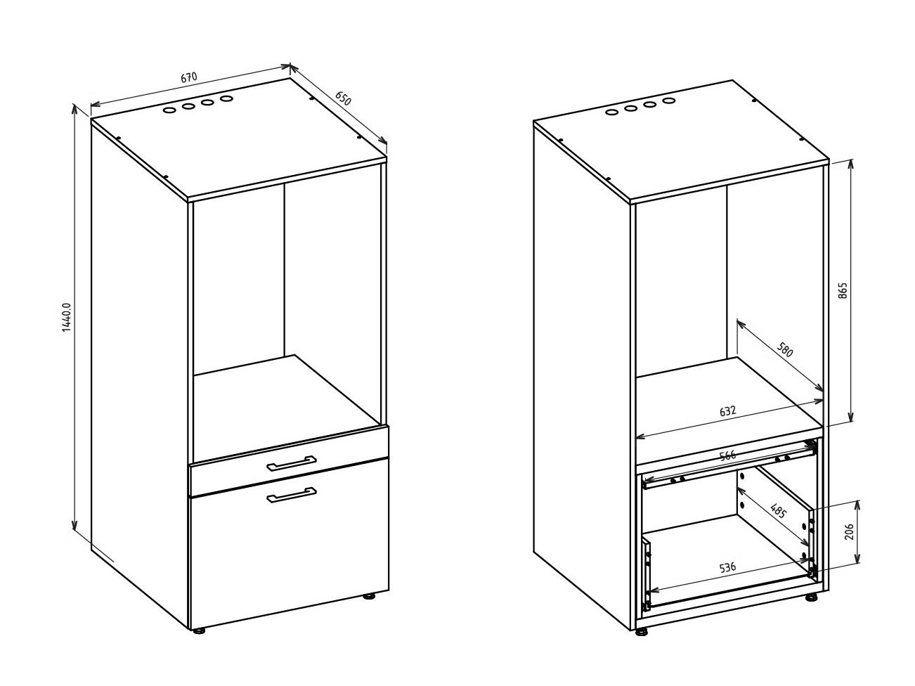 Conjunto de mueble de baño Novdele 105 (Blanco)