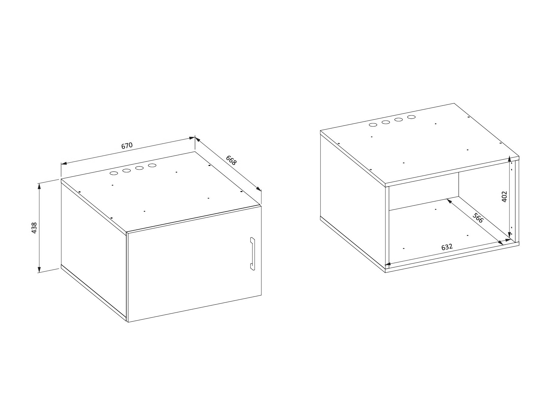 Conjunto de mueble de baño Novdele 105 (Blanco)