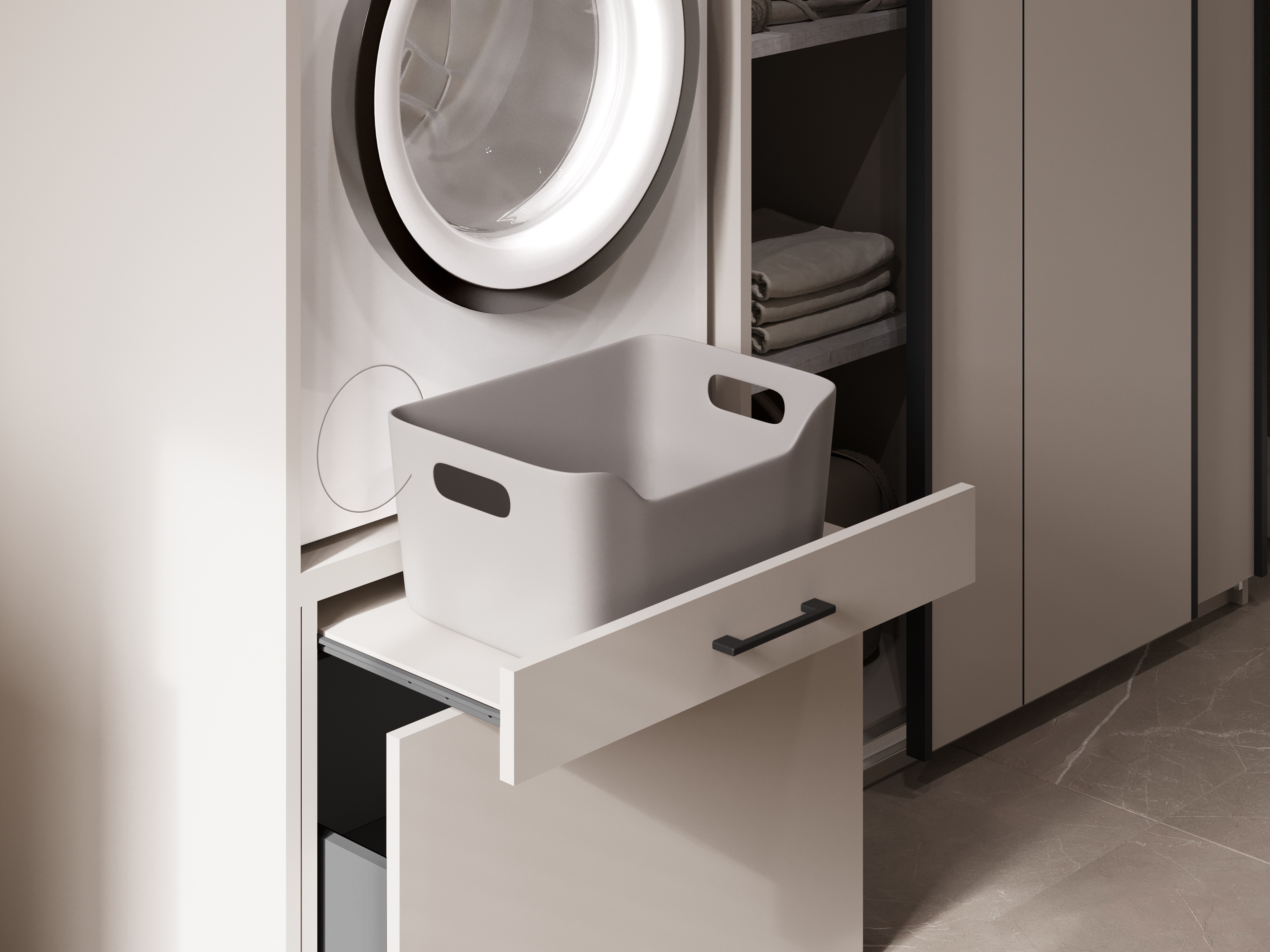 Conjunto de mueble de baño Novdele 105 (Cachemira)