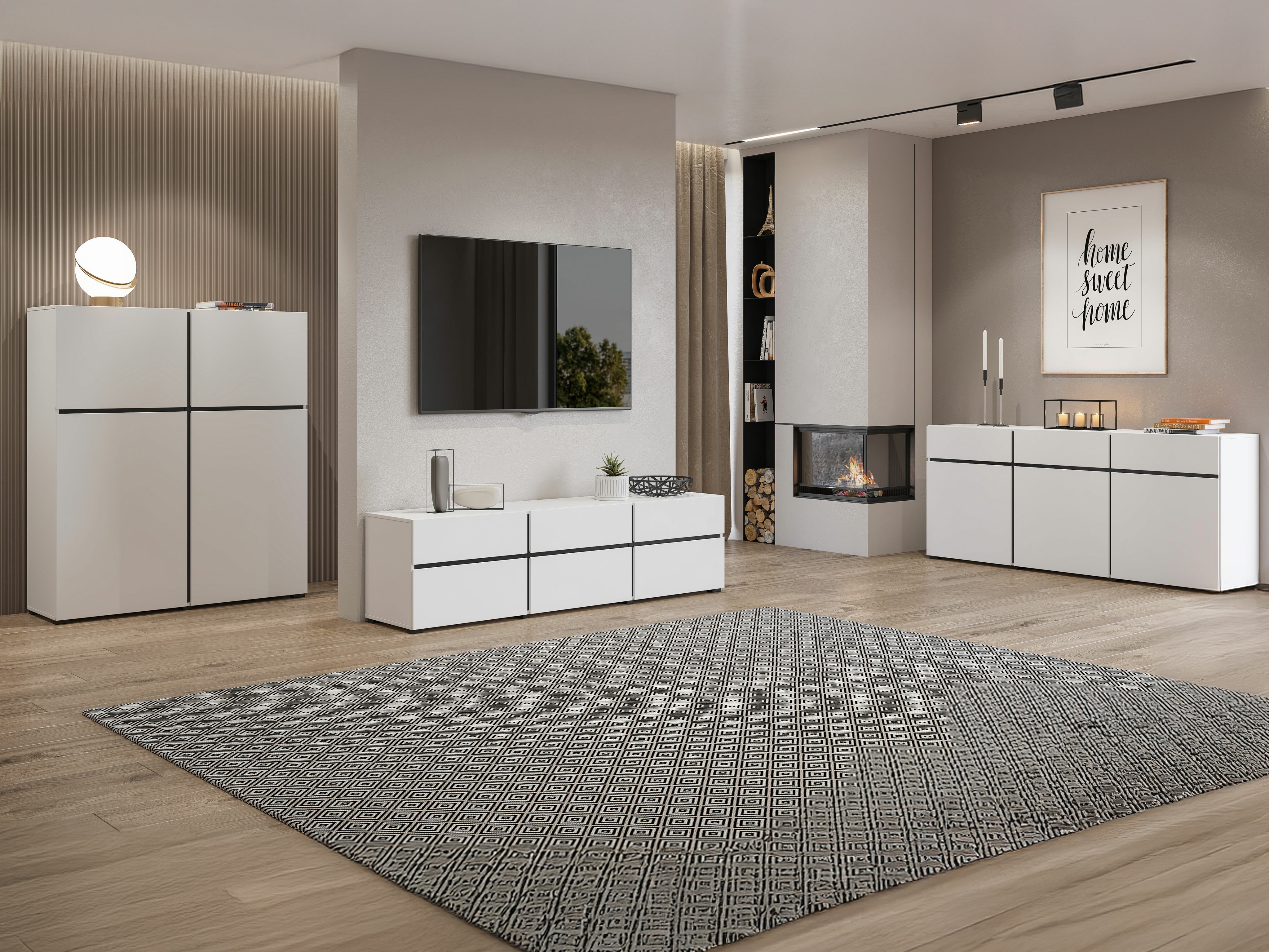 Cómoda Alfere 103 (Blanco)