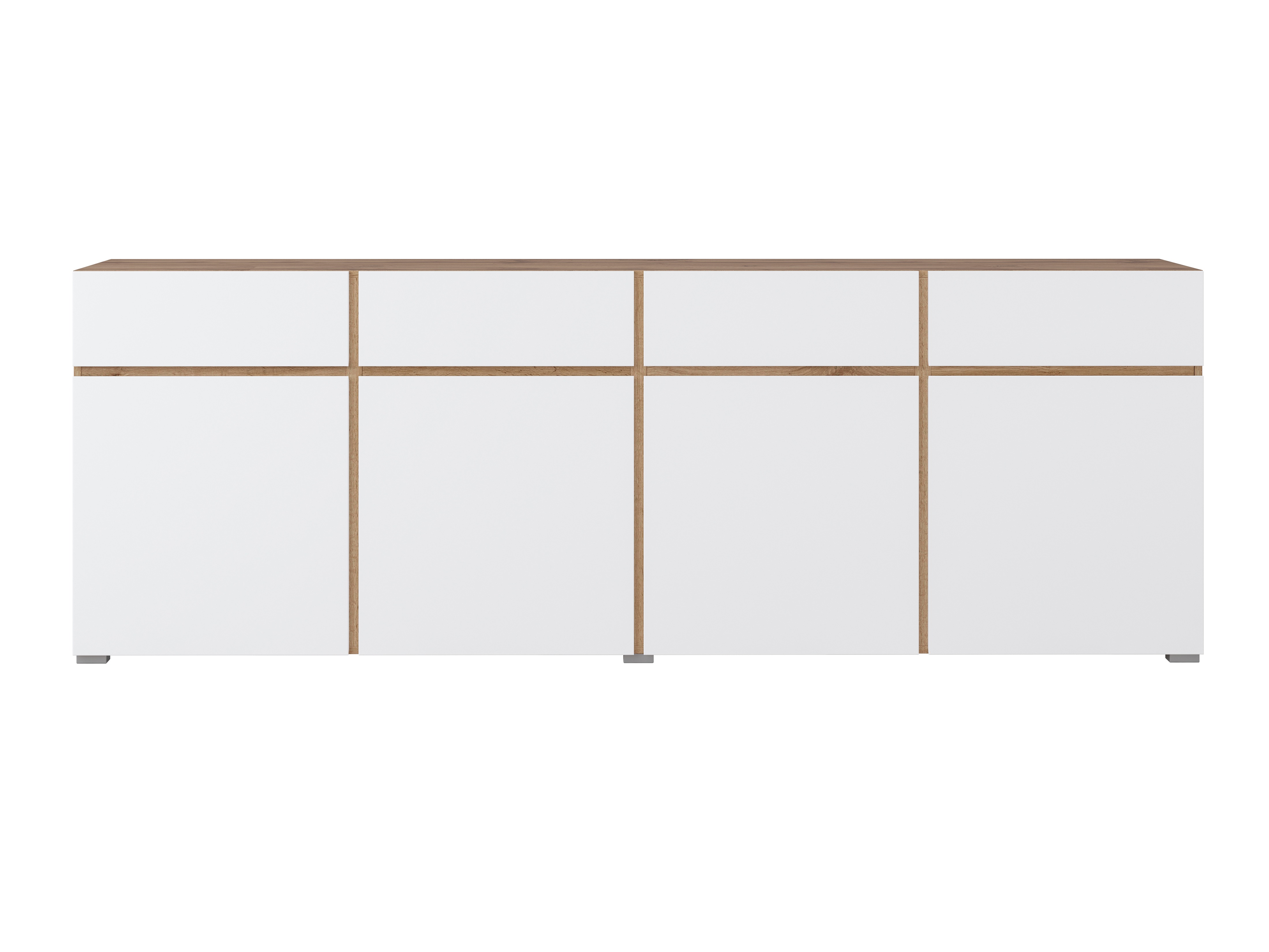 Cómoda Alfere 100 (Roble wotan + Blanco)