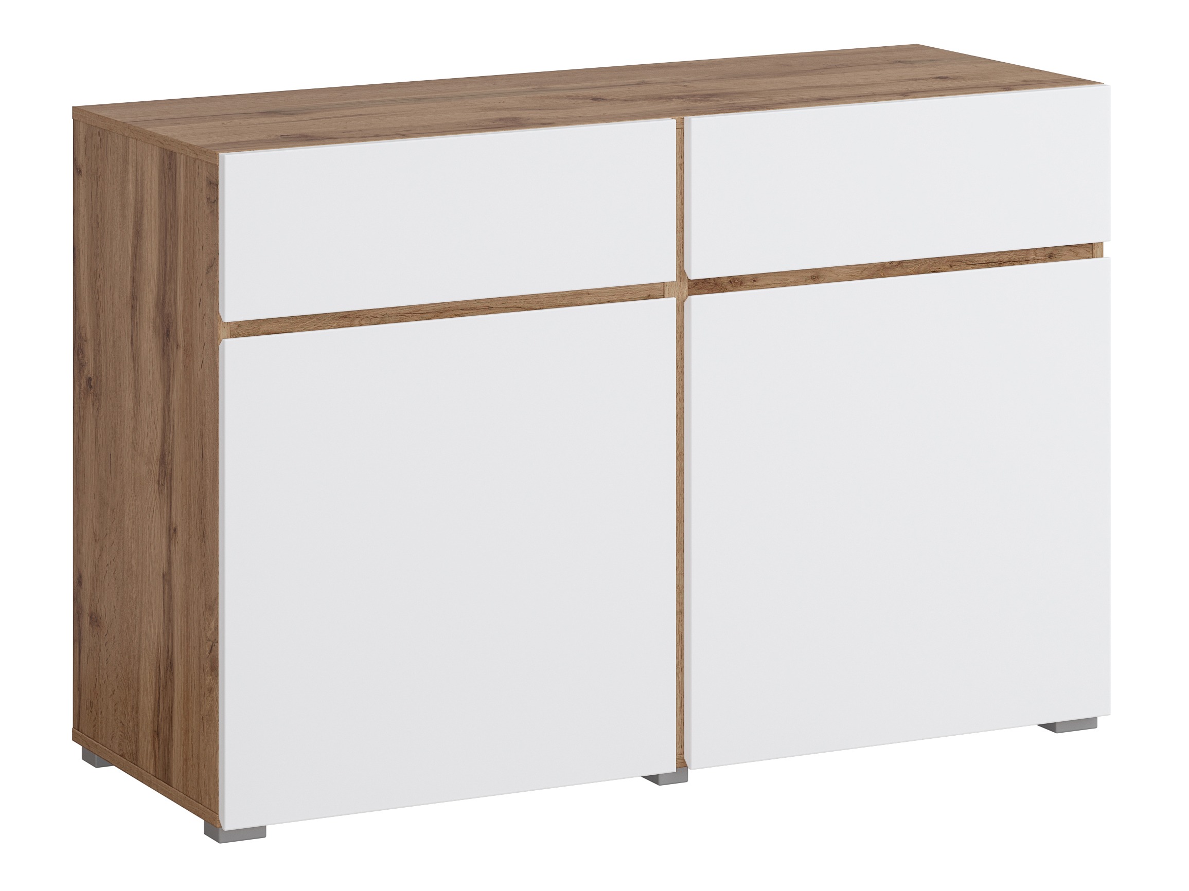 Cómoda Alfere 104 (Roble wotan + Blanco)