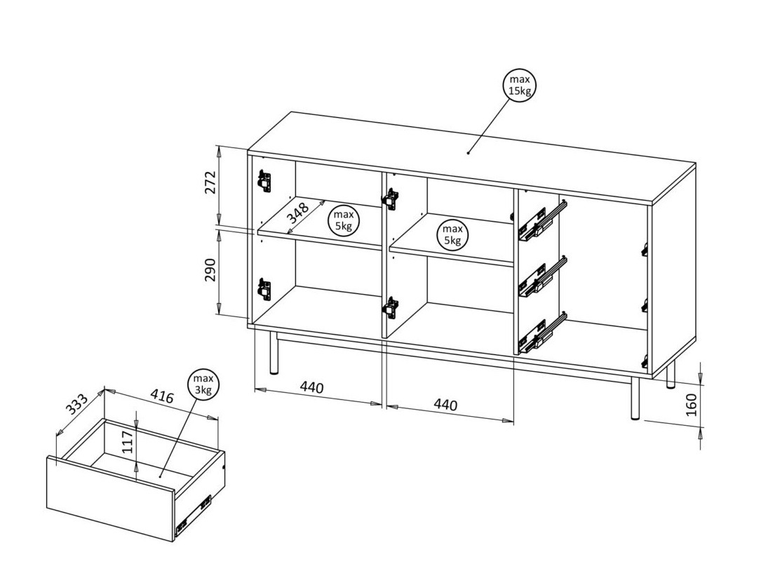 Conjunto de salón Avimera 106 (Si)