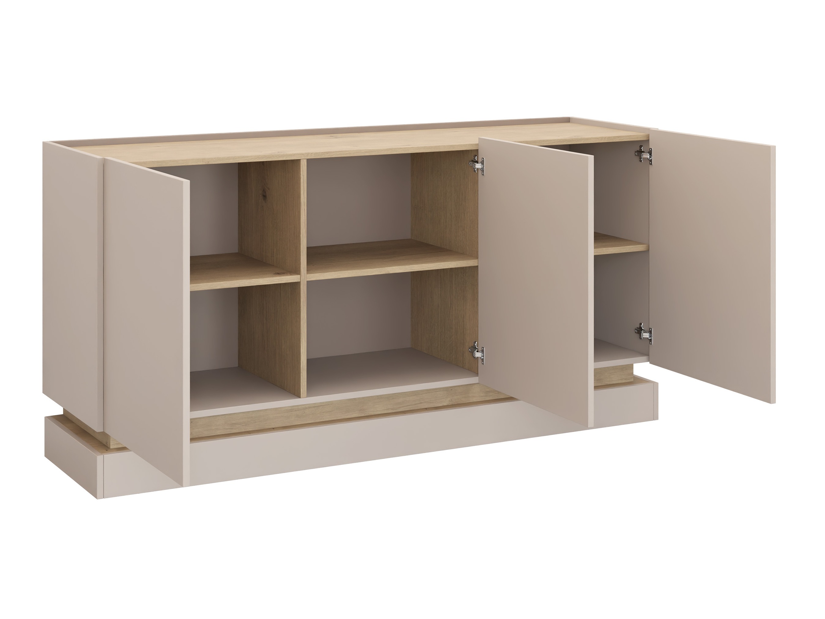Conjunto de salón Comfivo Tilia (Cachemira + Roble)