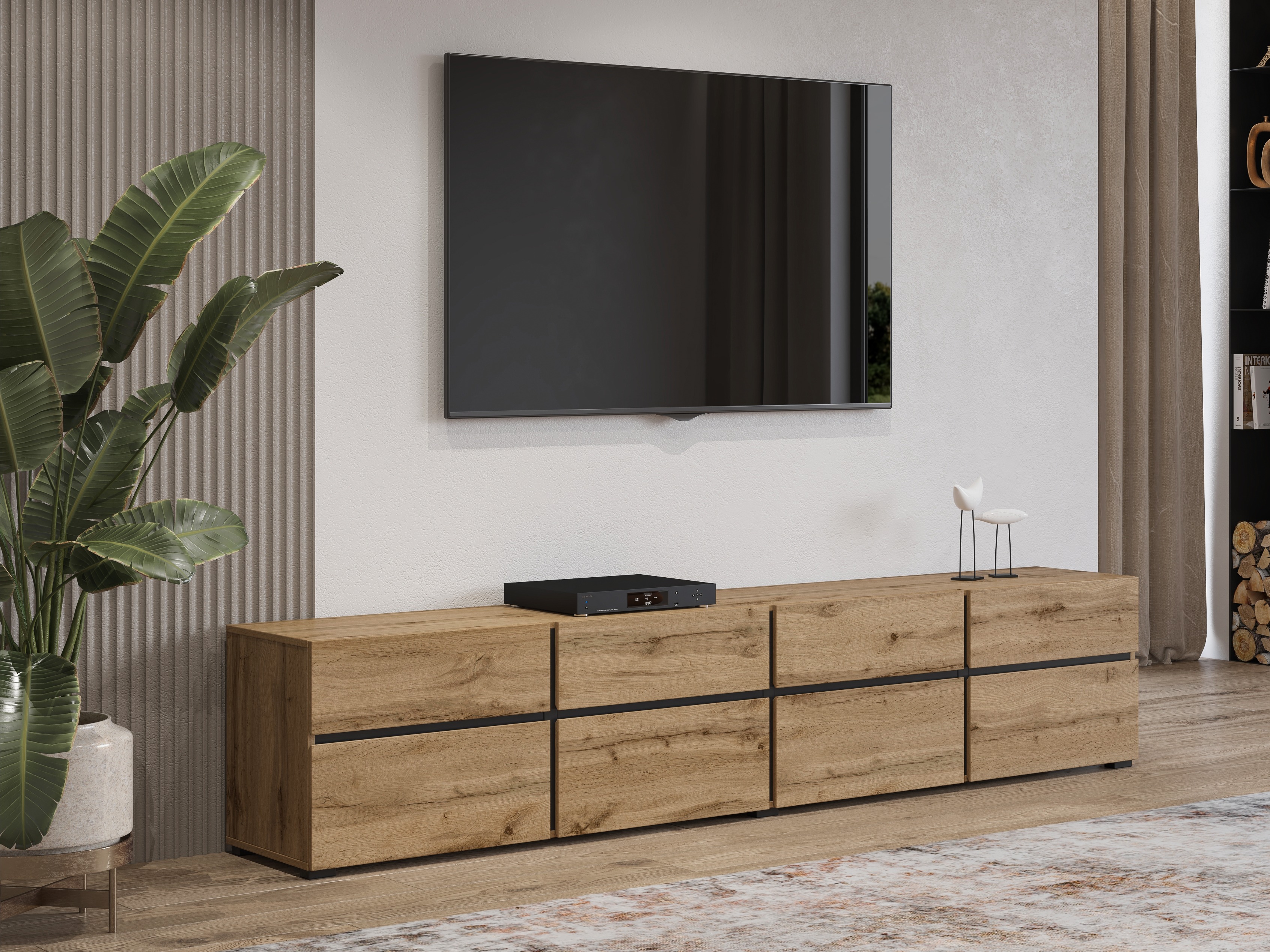 Mueble TV Alfere 101 (Roble wotan)