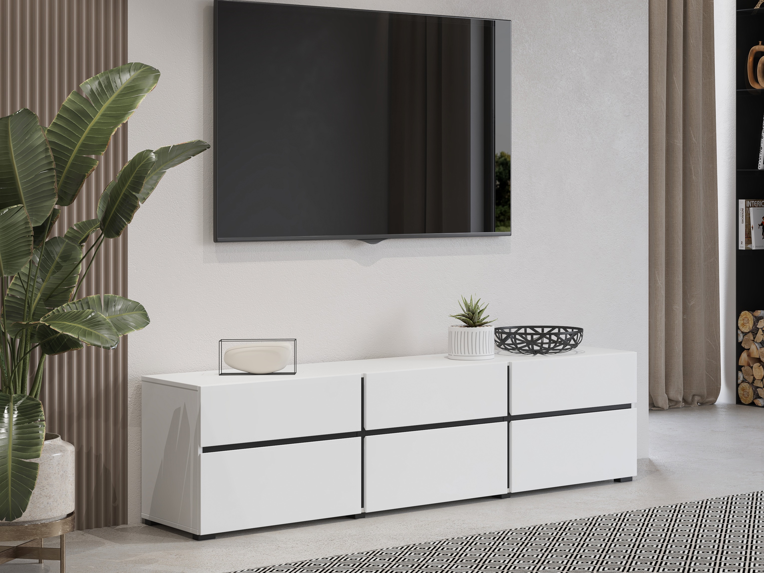 Mueble TV Alfere 102 (Blanco)