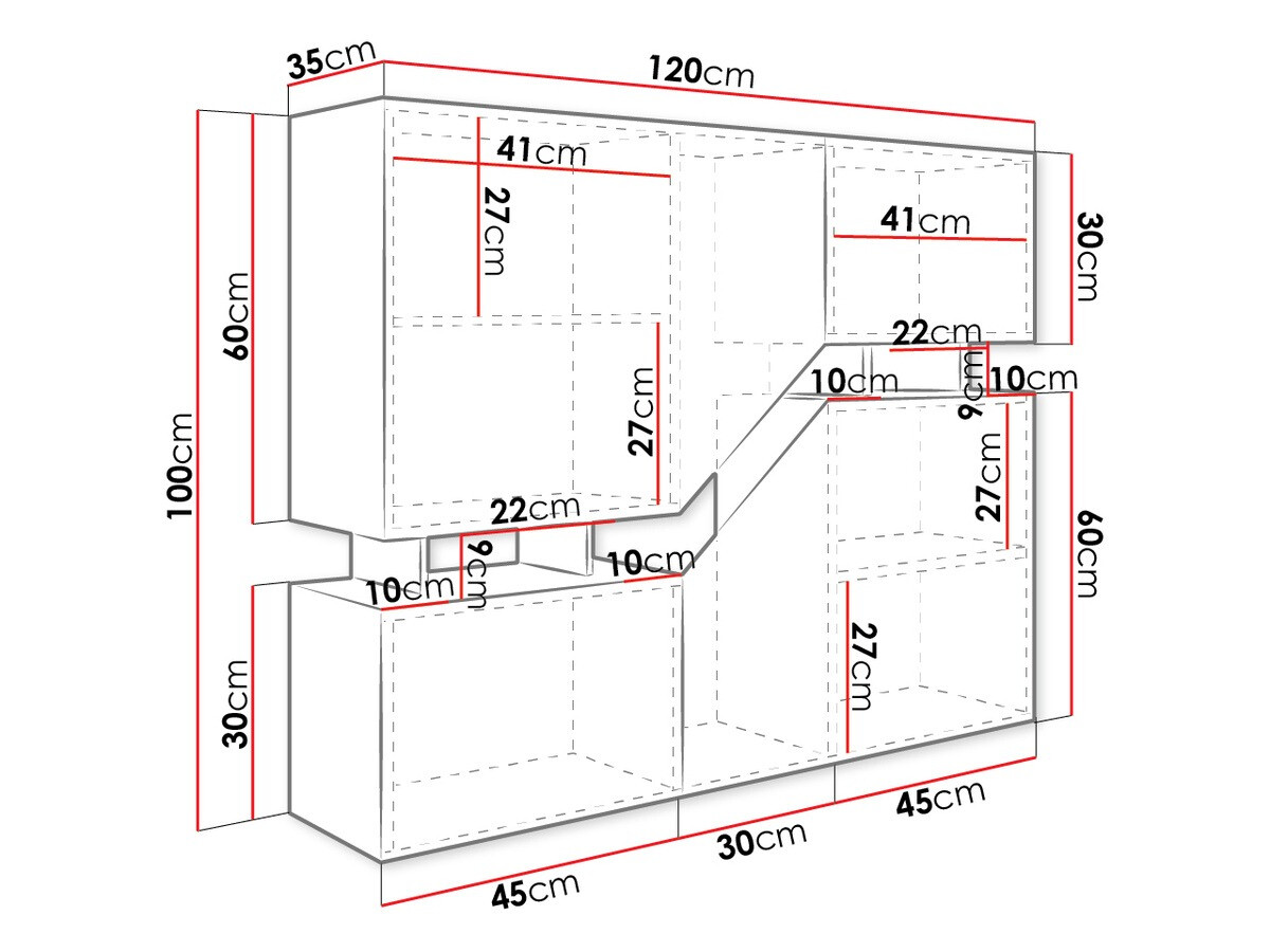 Aparador SP6456 con embalaje dañado