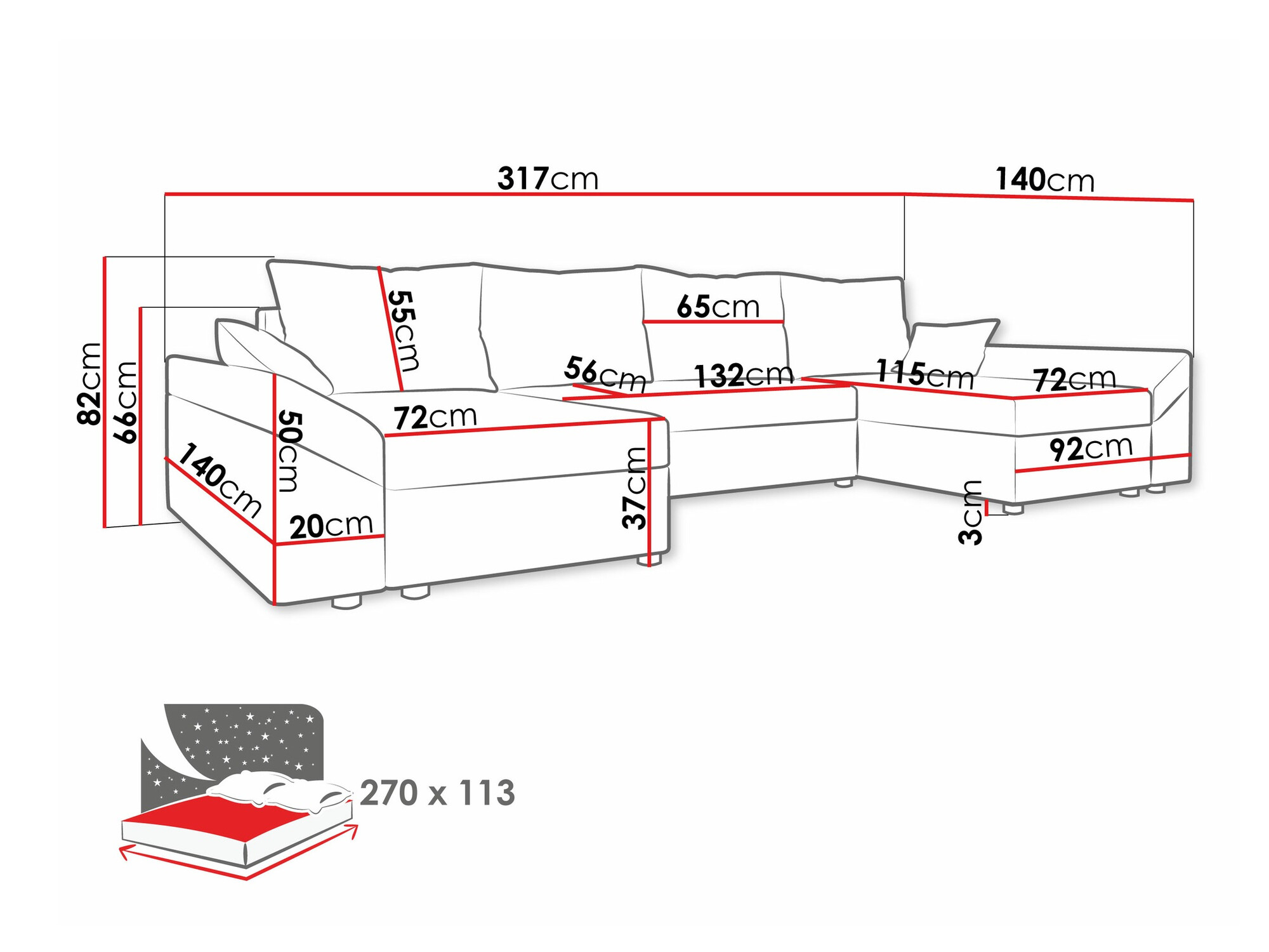 Sofá rinconero SP6444 con un pequeño defecto