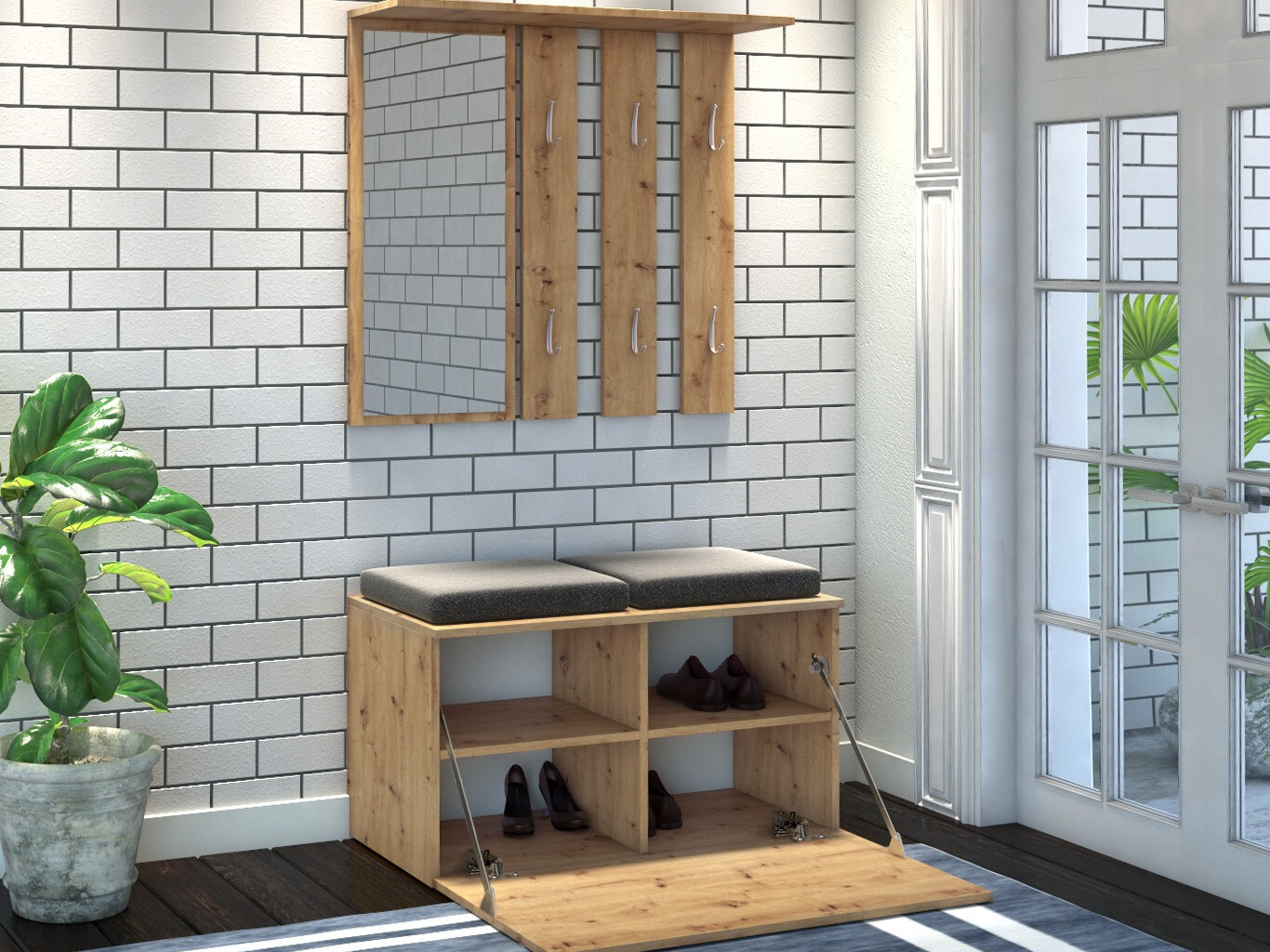 Conjunto para recibidor SP6489