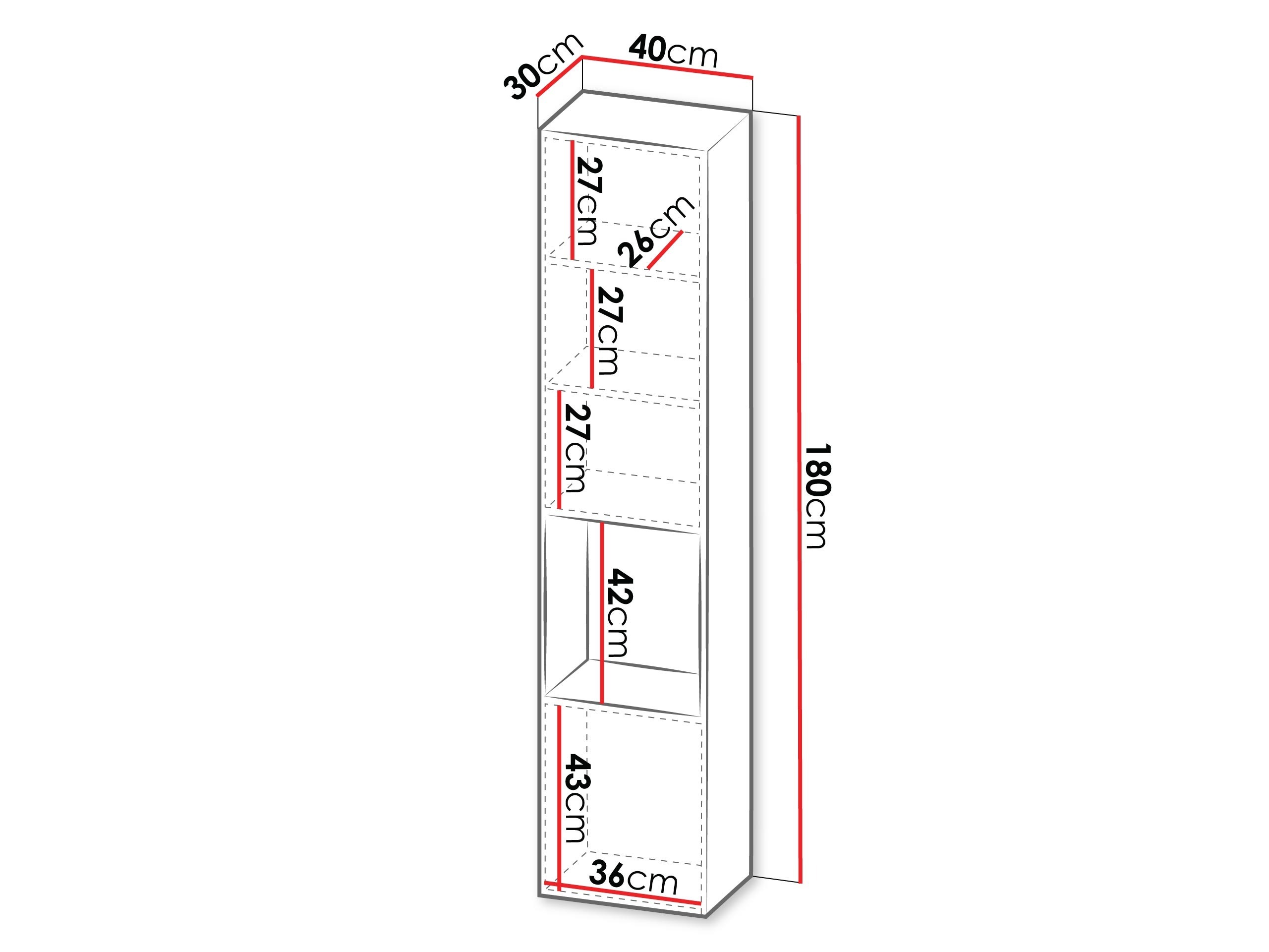 Estantería de pared SP6474