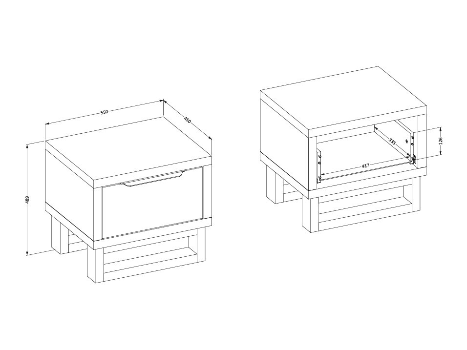 Mesilla de noche SP6466