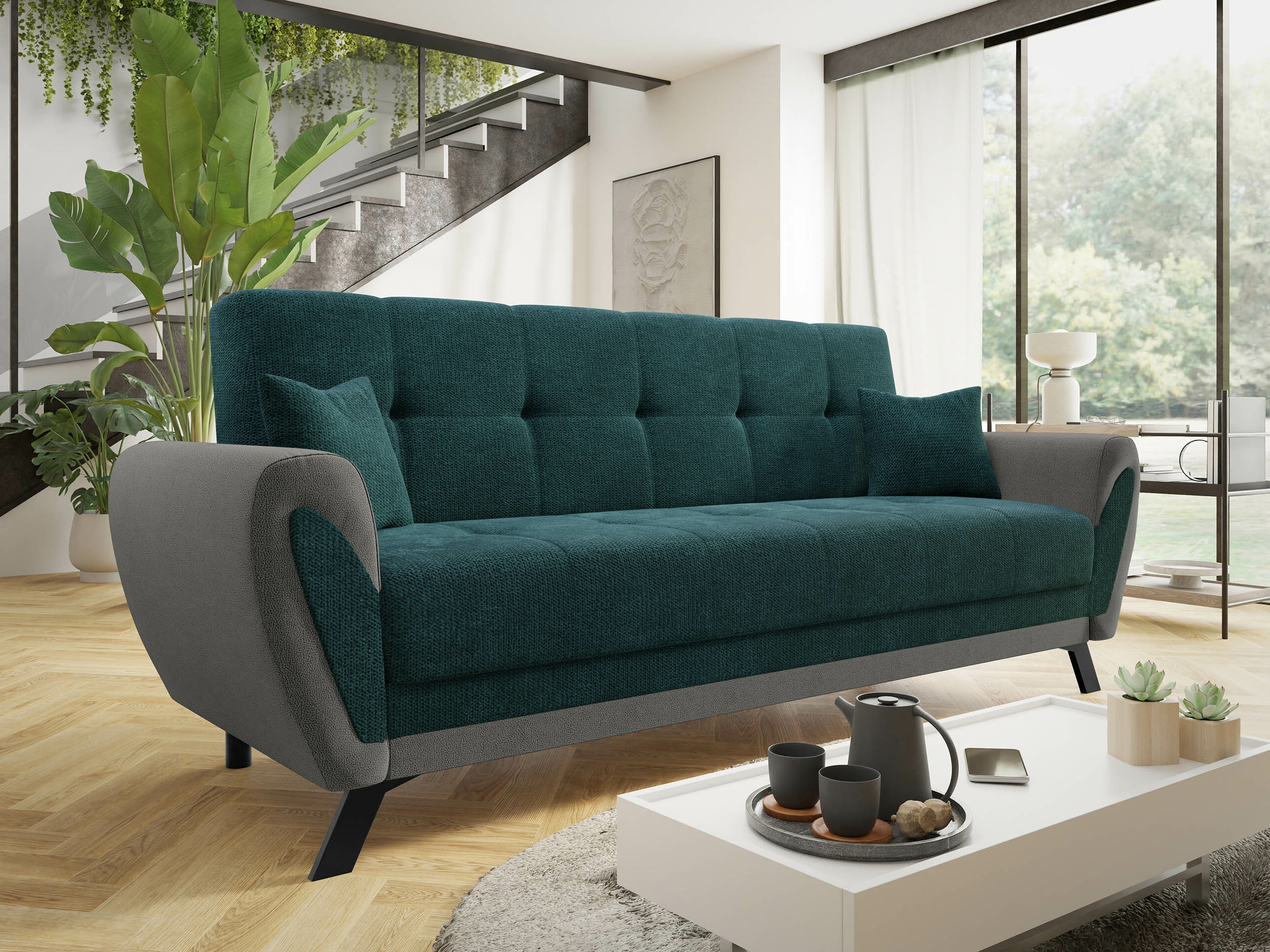 Sofá cama Columbus 156 (Prima 15 + Crown 13)