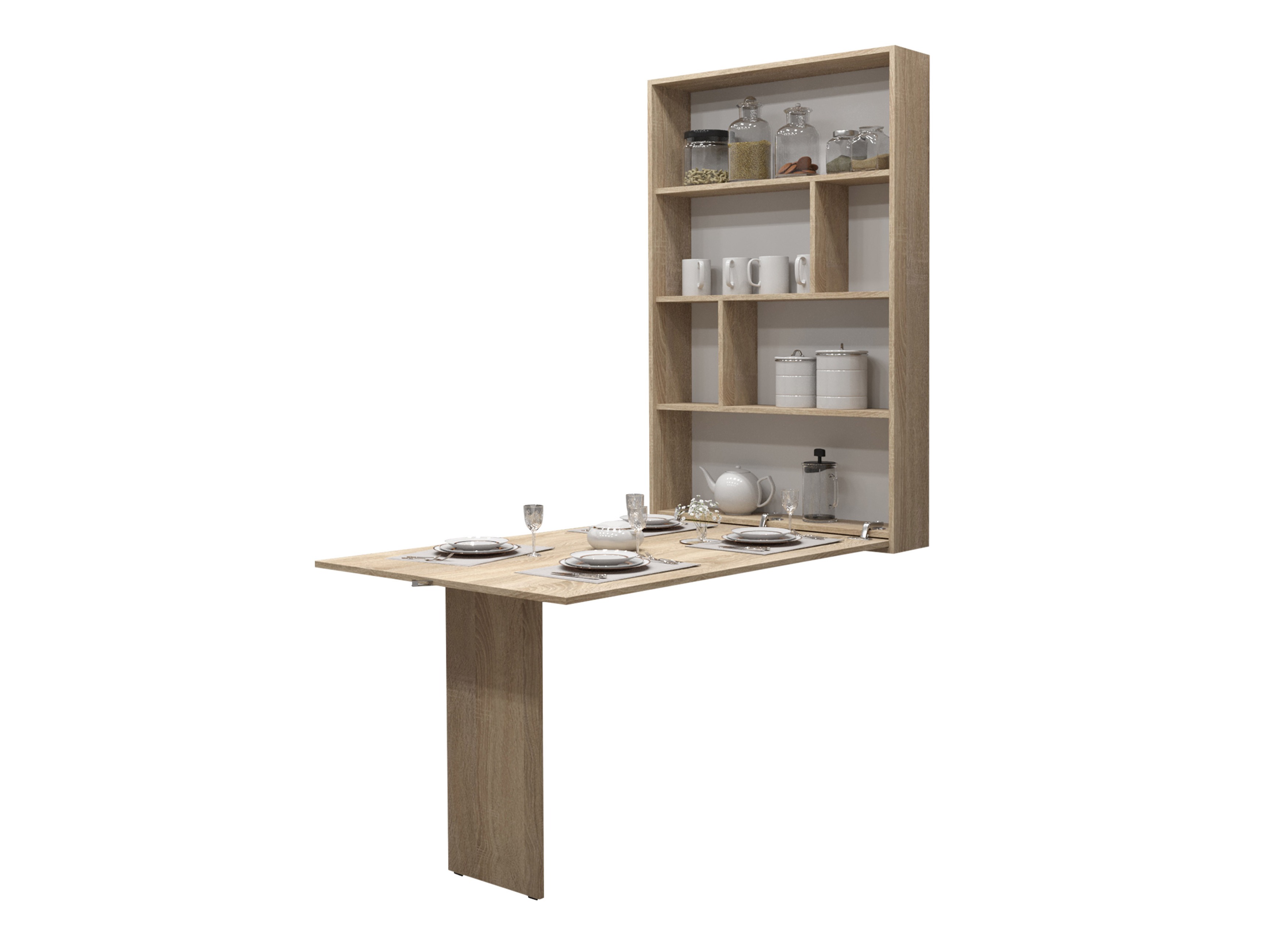 Mesa plegable Pinis III (Roble Sonoma)