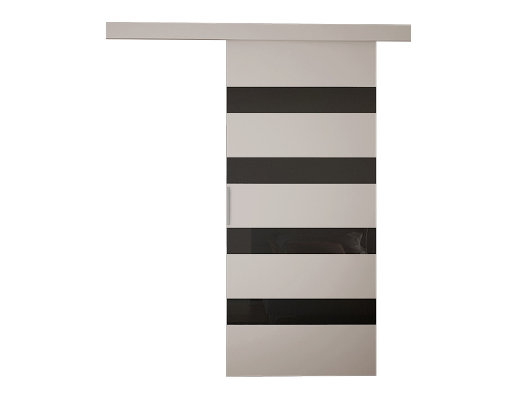 Puerta corredera Closico Materia V (Cachemira + Negro)