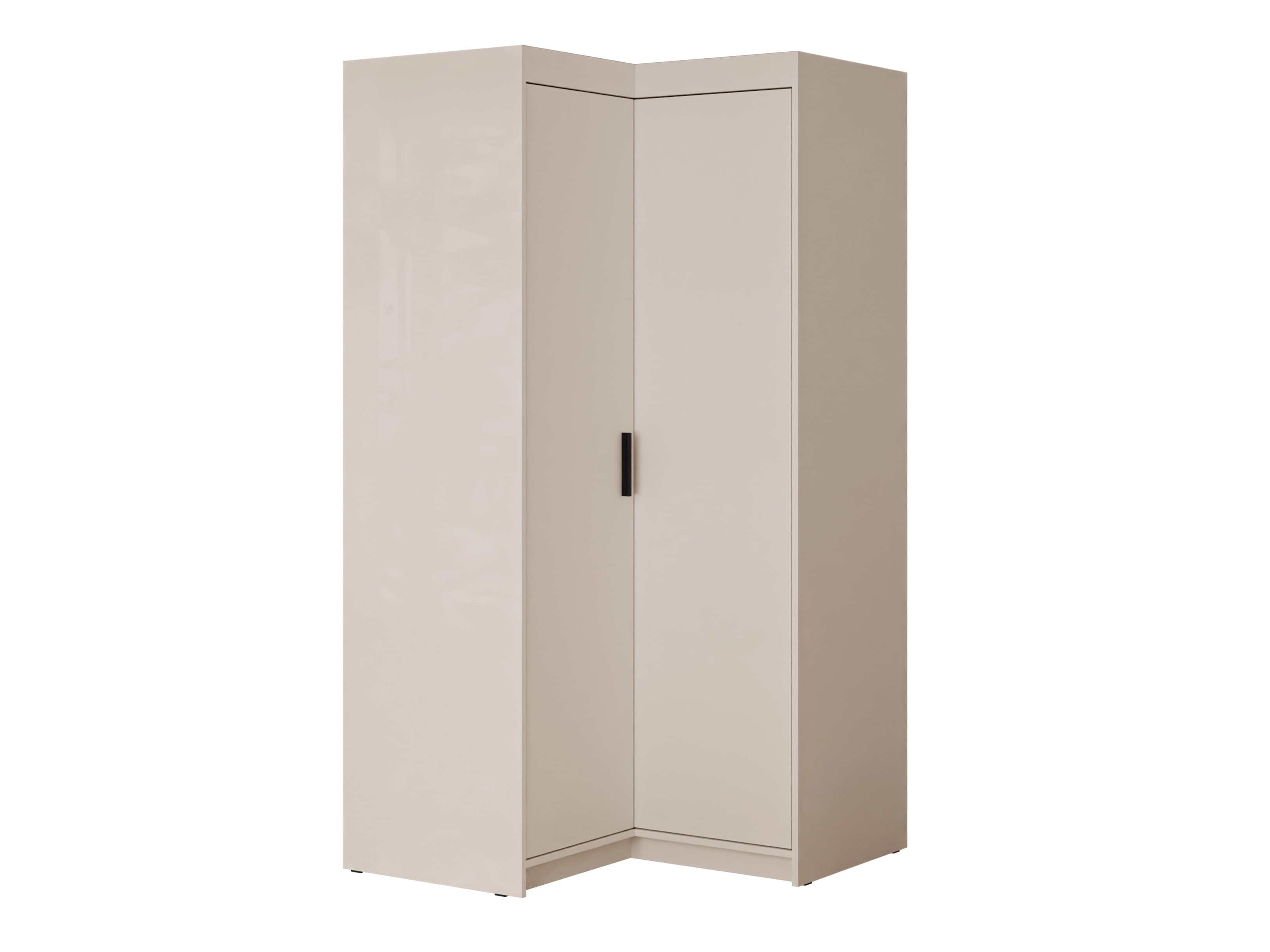 Armario de rincón Novduni 116 (Beige)
