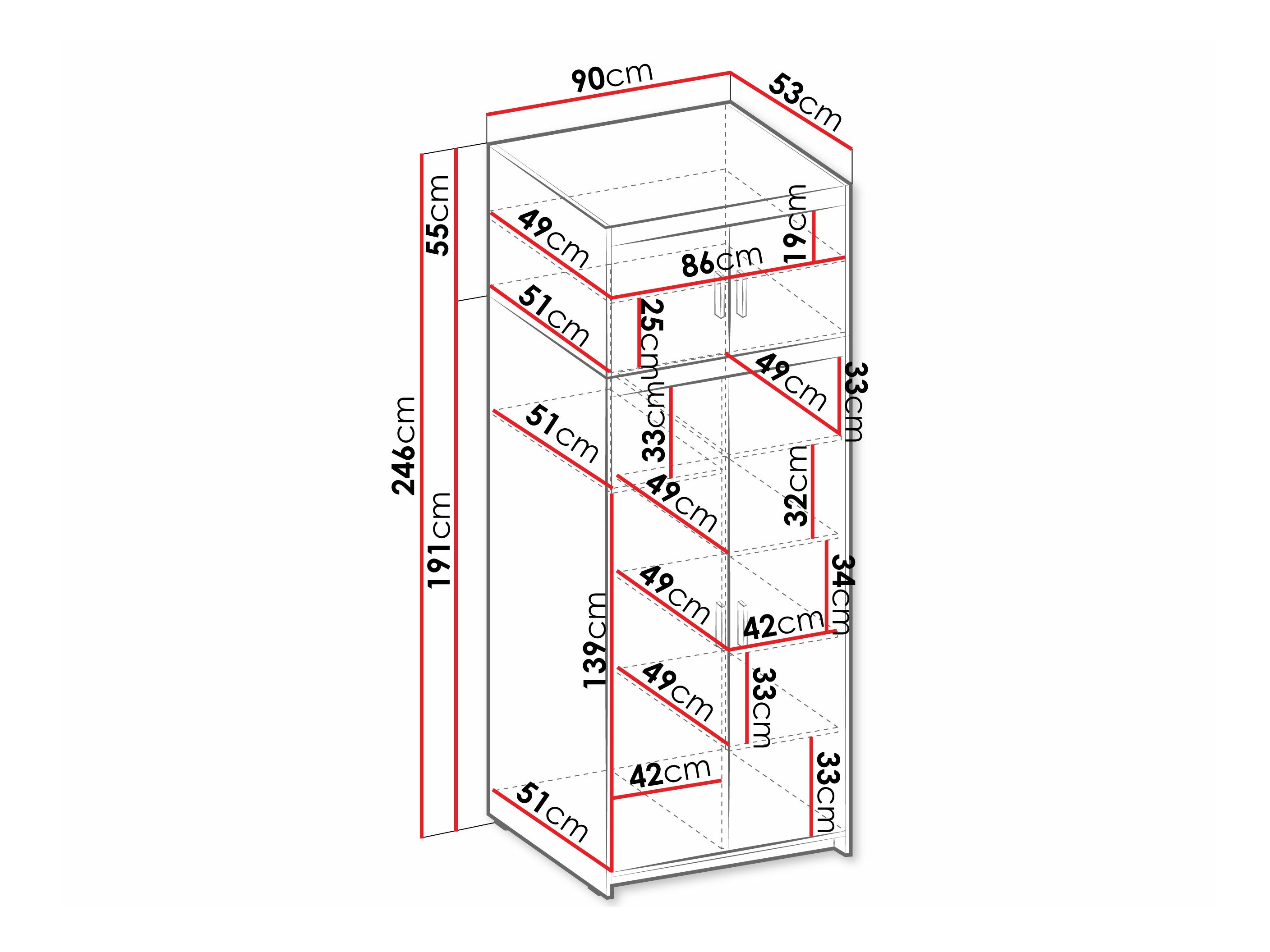 Armario Novduni 103 (Roble Sonoma)