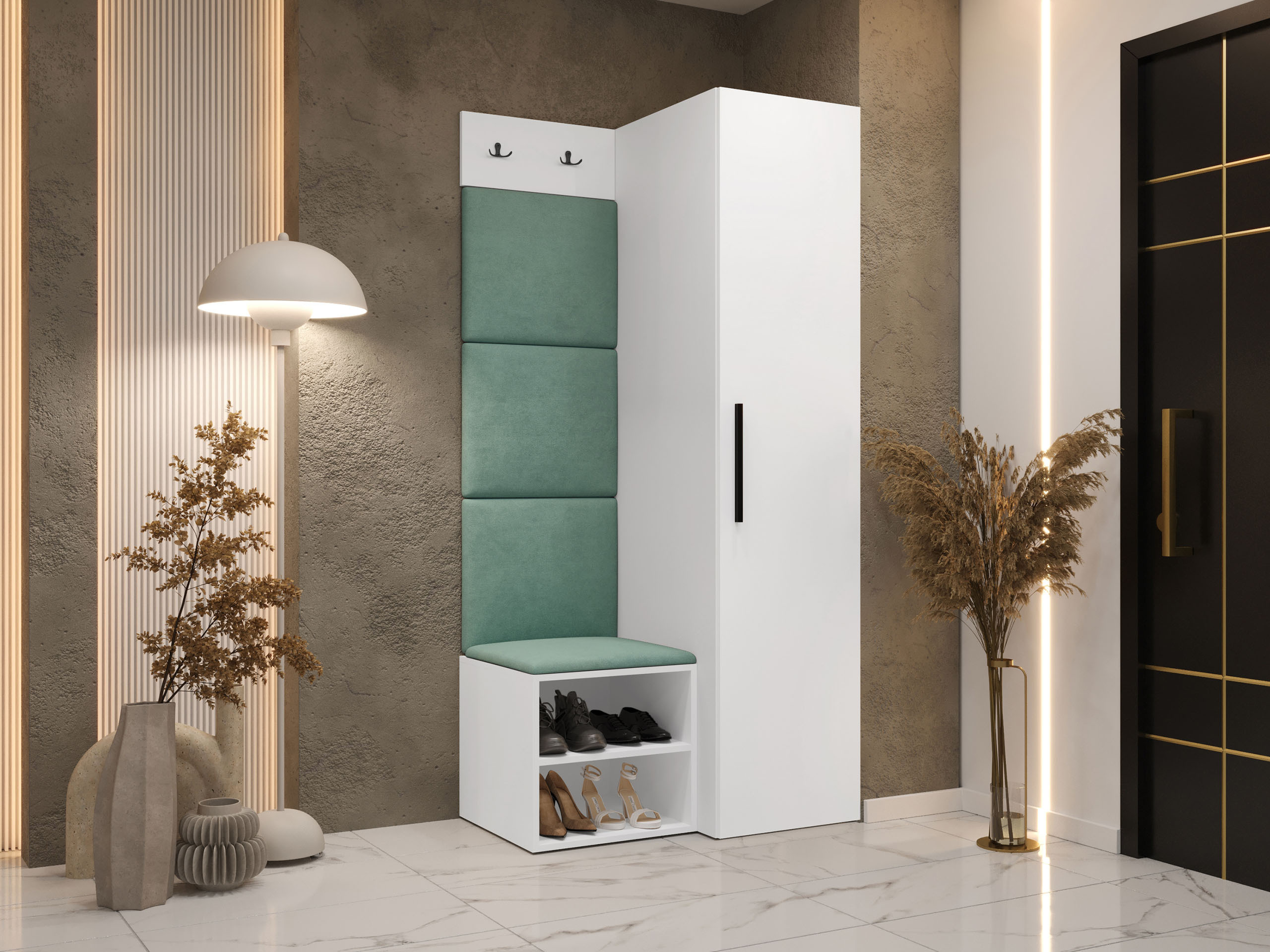 Conjunto para recibidor Hartford 524 (Blanco)