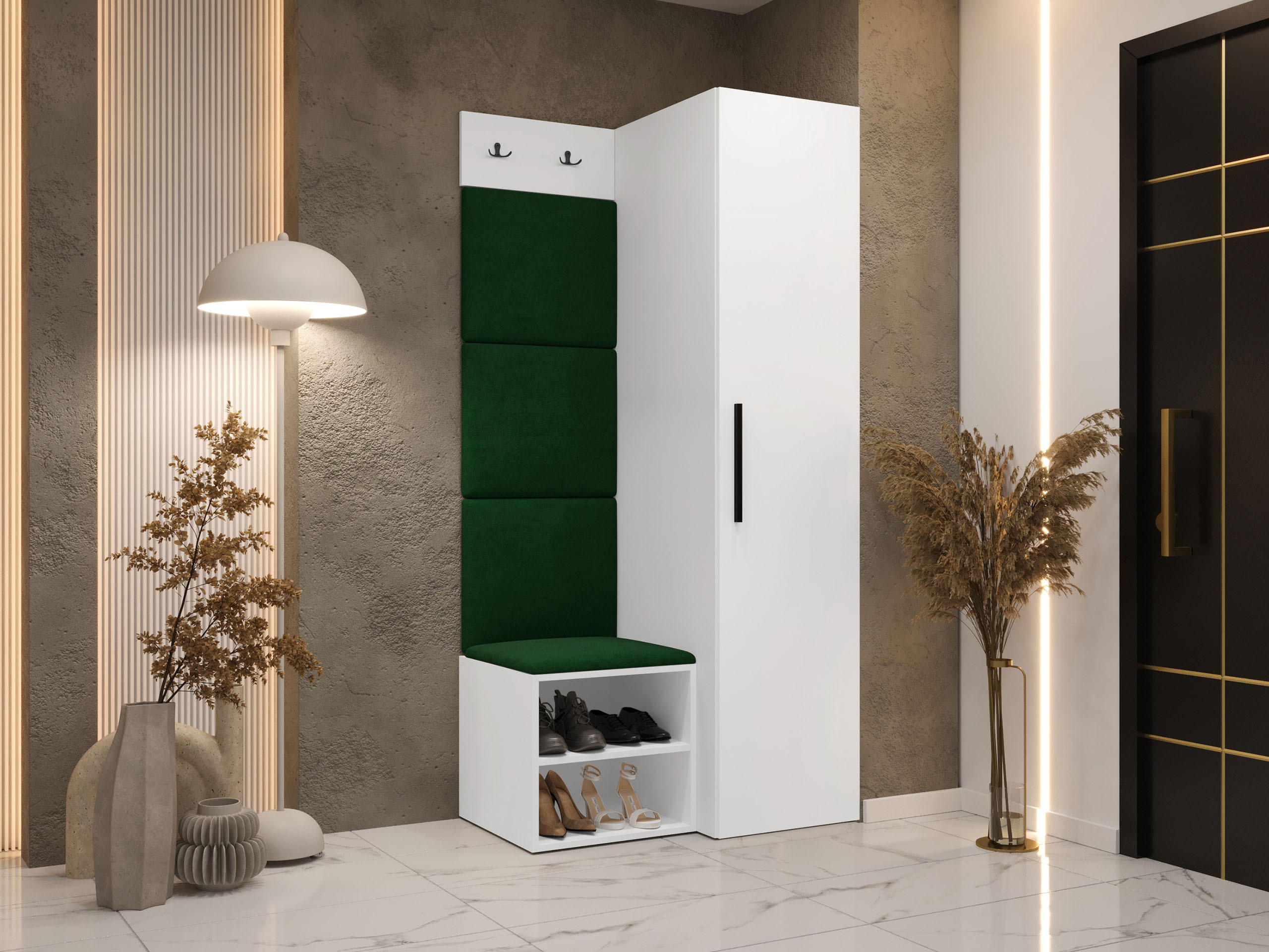 Conjunto para recibidor Hartford 524 (Blanco)