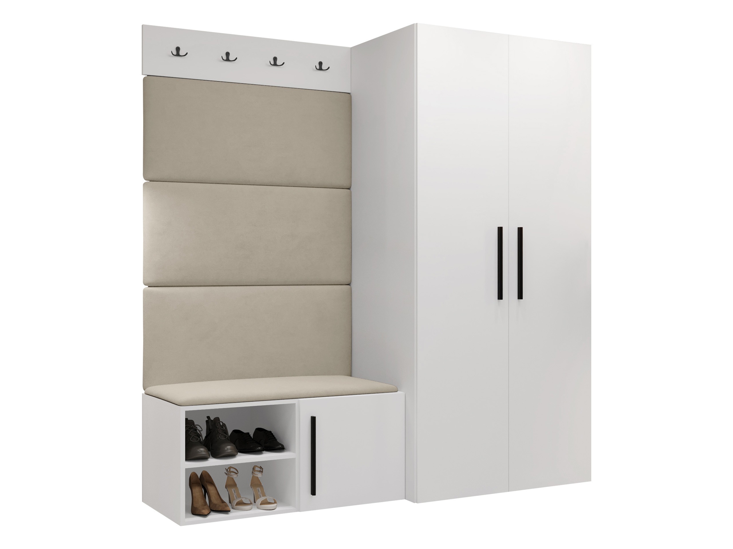 Conjunto para recibidor Hartford 526 (Blanco)