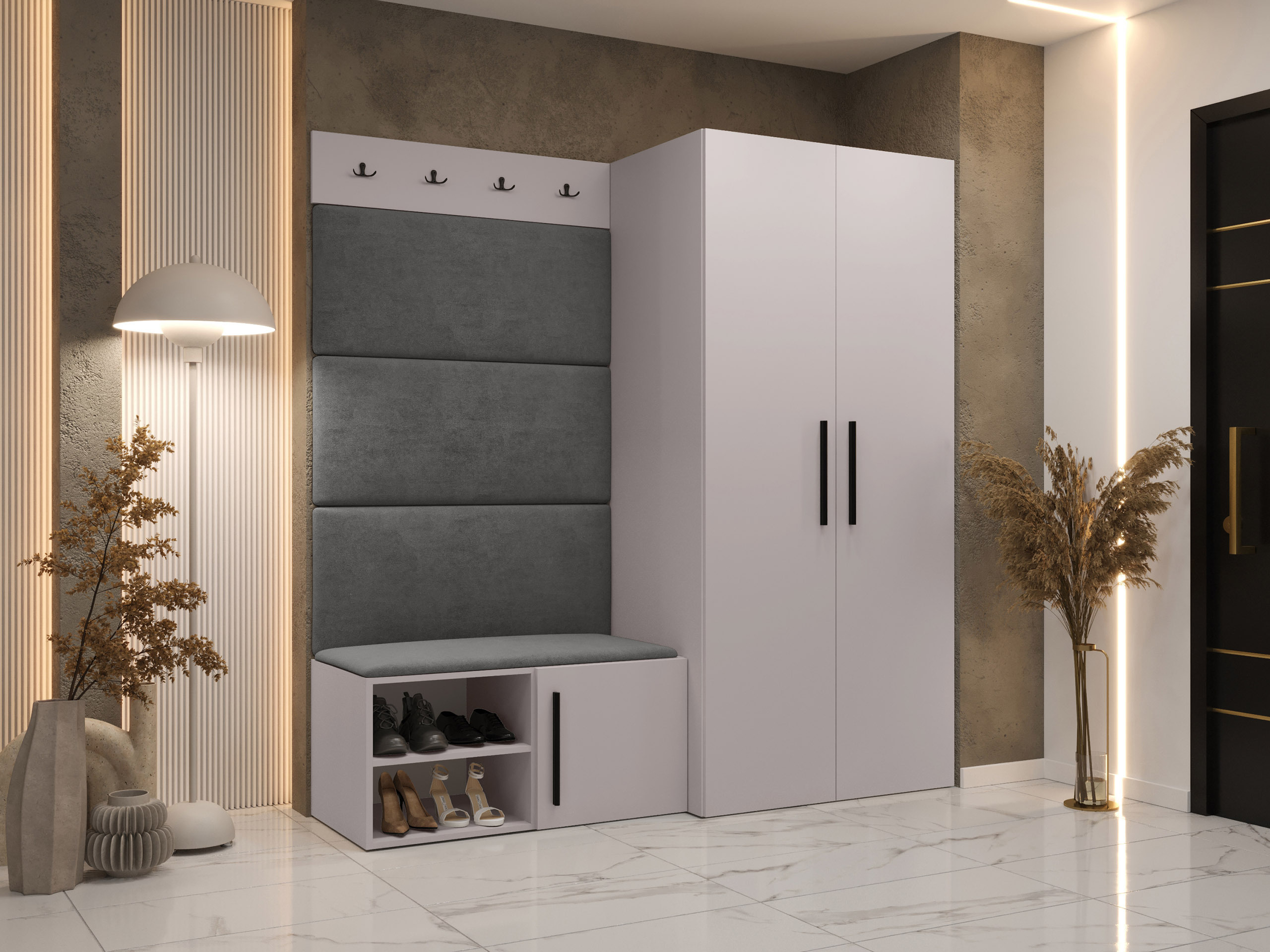 Conjunto para recibidor Nitos I (Cachemira)